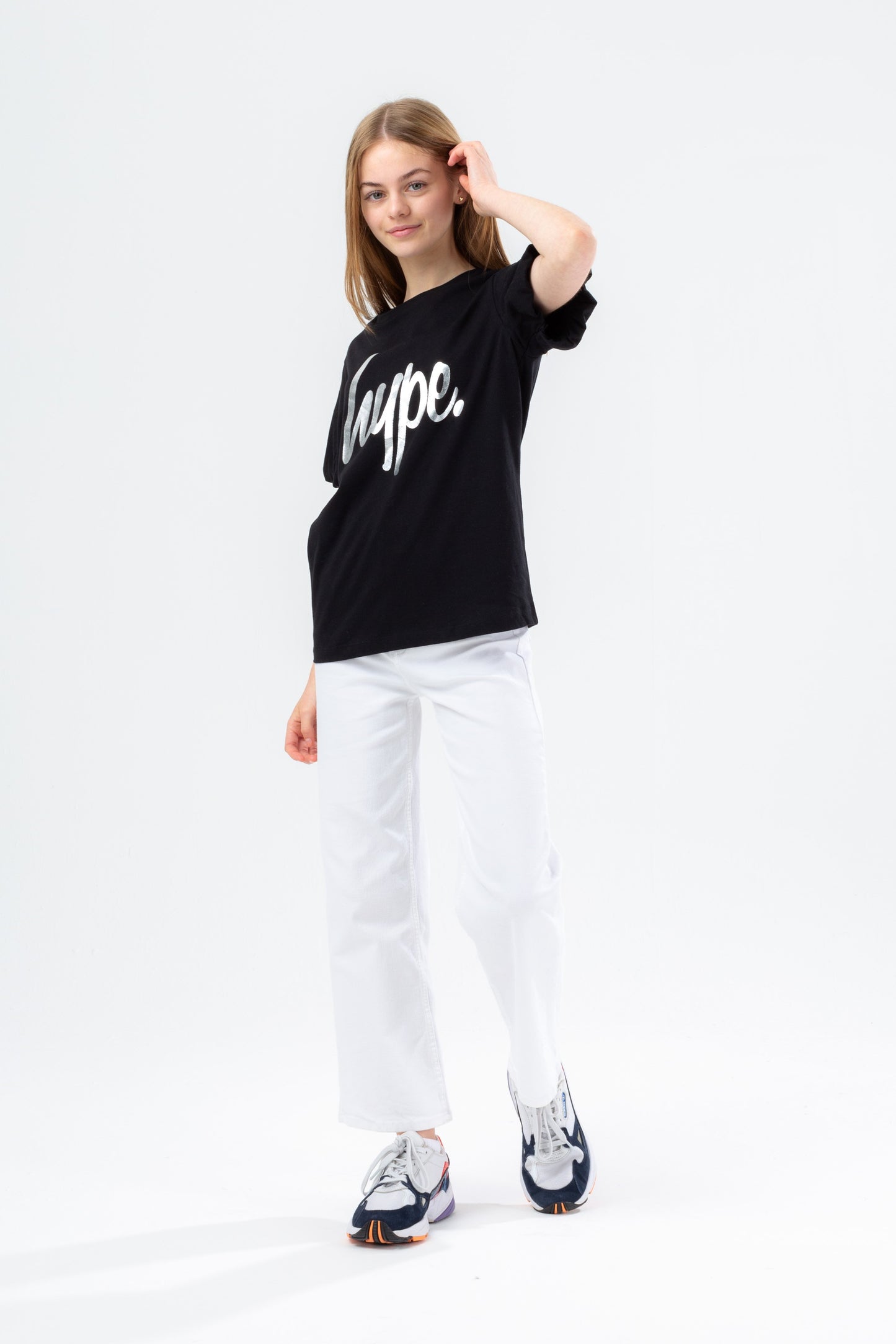 HYPE GIRLS SILVER FOIL BALLOON T-SHIRT