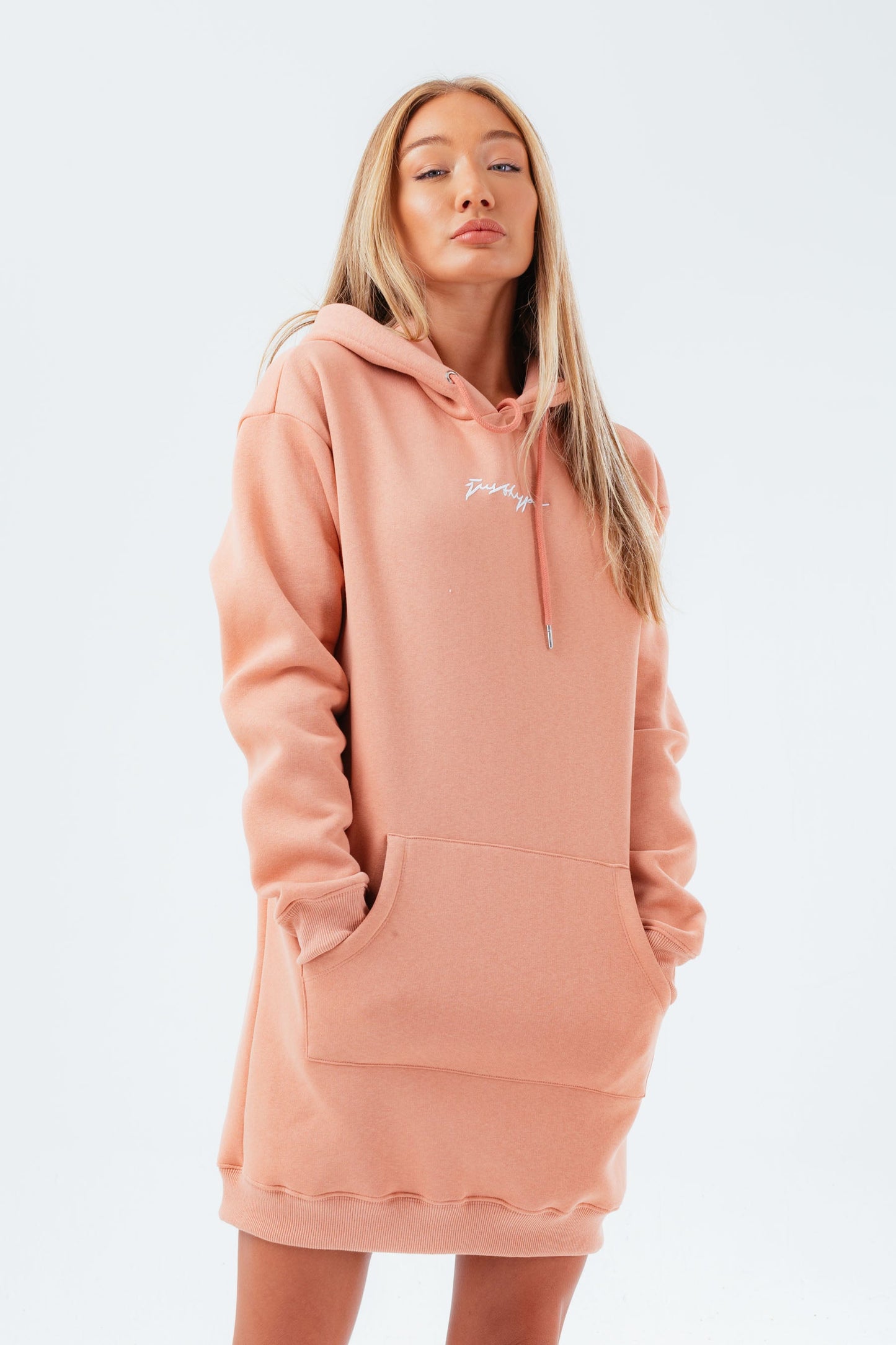 HYPE SAND LONGLINE SCRIBBLE WOMEN'S HOODIE