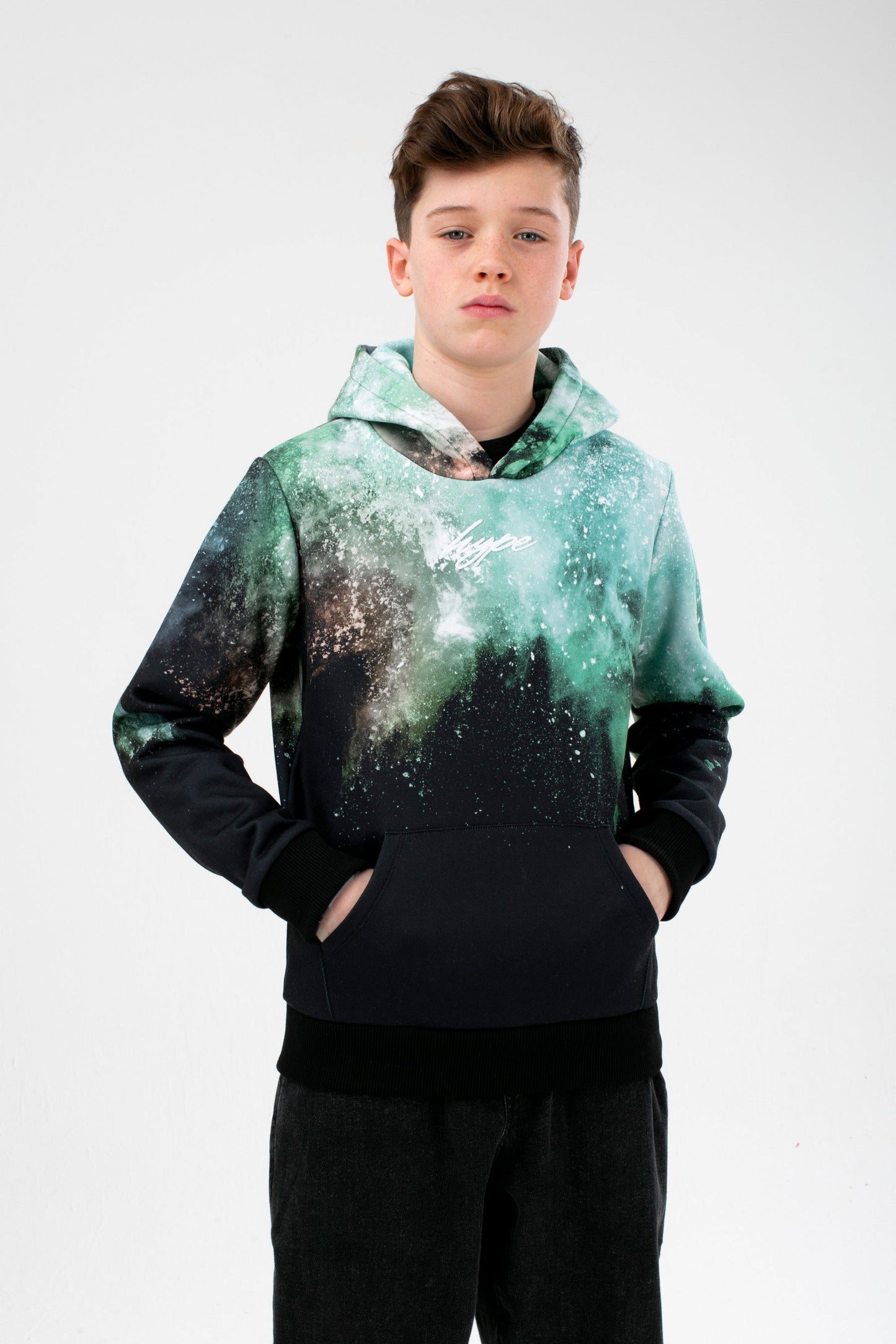 HYPE MULTI DRIPS BOYS PULLOVER HOODIE