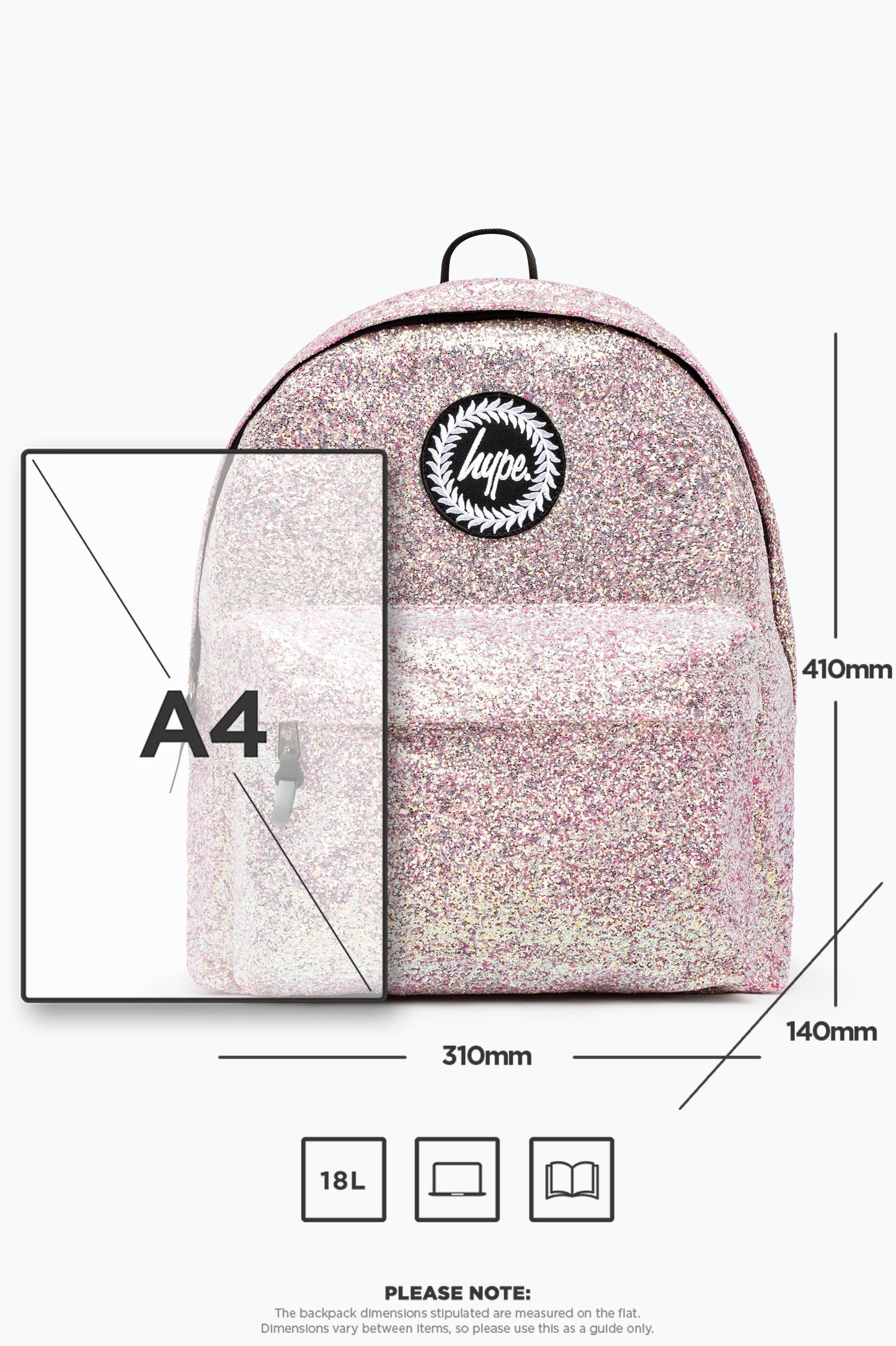 HYPE IRIDESCENT SEQUIN BACKPACK