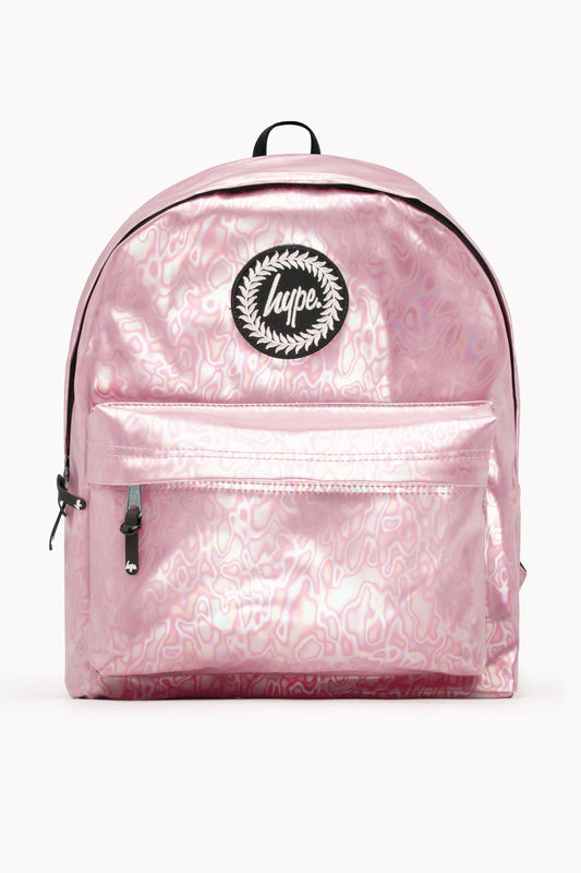 HYPE PINK OIL SLICK BACKPACK