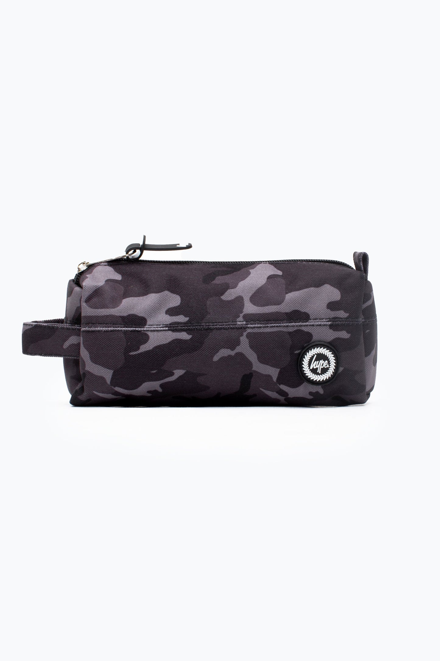 HYPE BLACK & GREY MONO CAMO PENCIL CASE