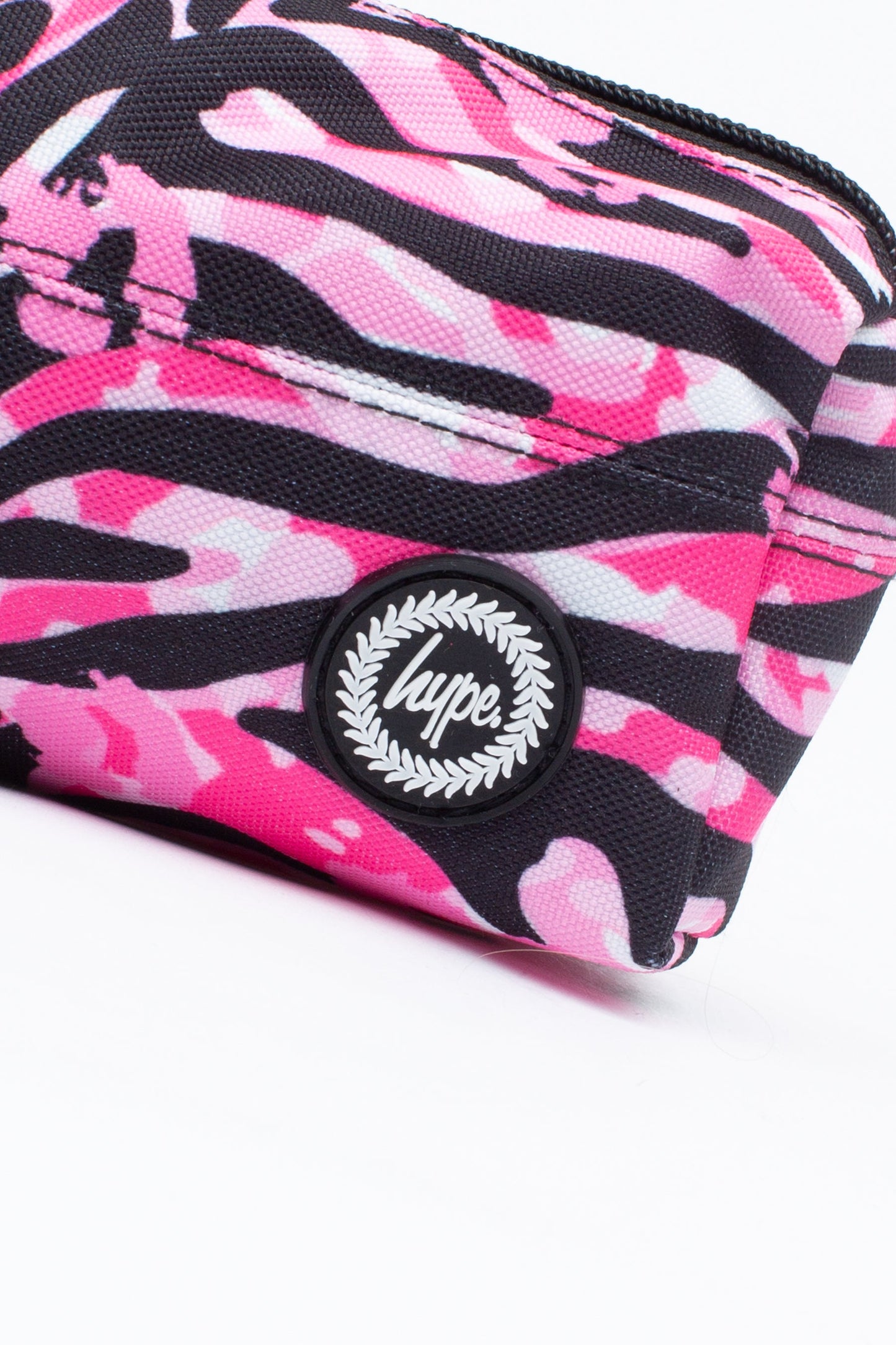 HYPE PINK ZEBRA ANIMAL PENCIL CASE