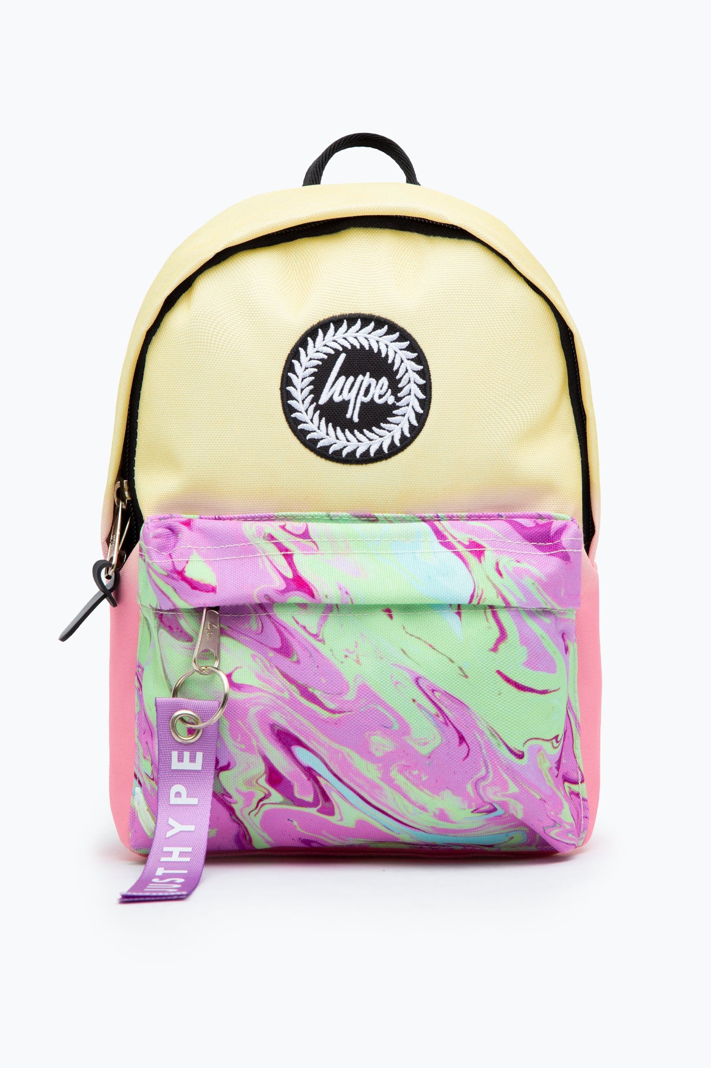 HYPE CREAM & PINK GRADIENT MARBLE MINI BACKPACK