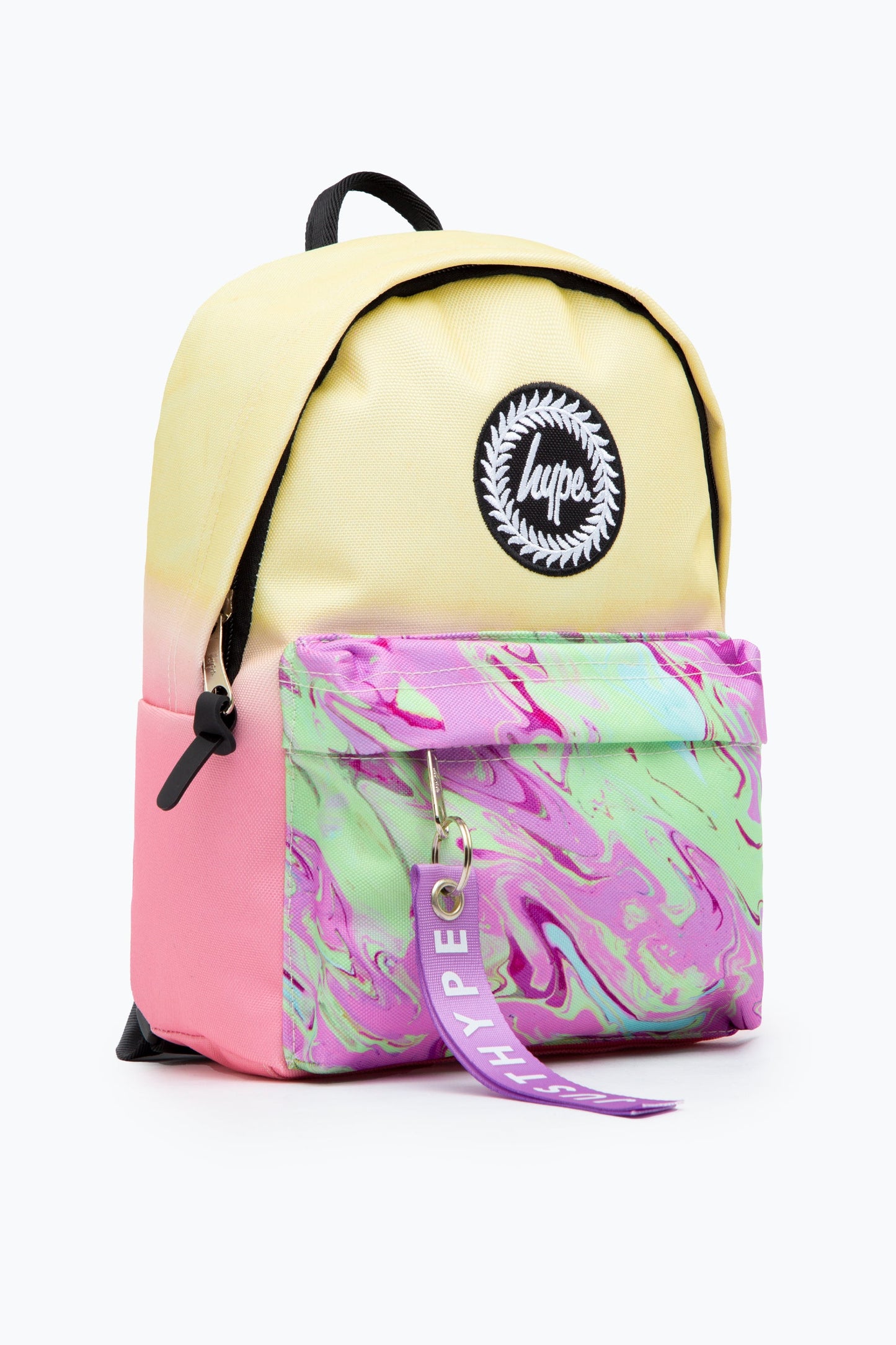 HYPE CREAM & PINK GRADIENT MARBLE MINI BACKPACK