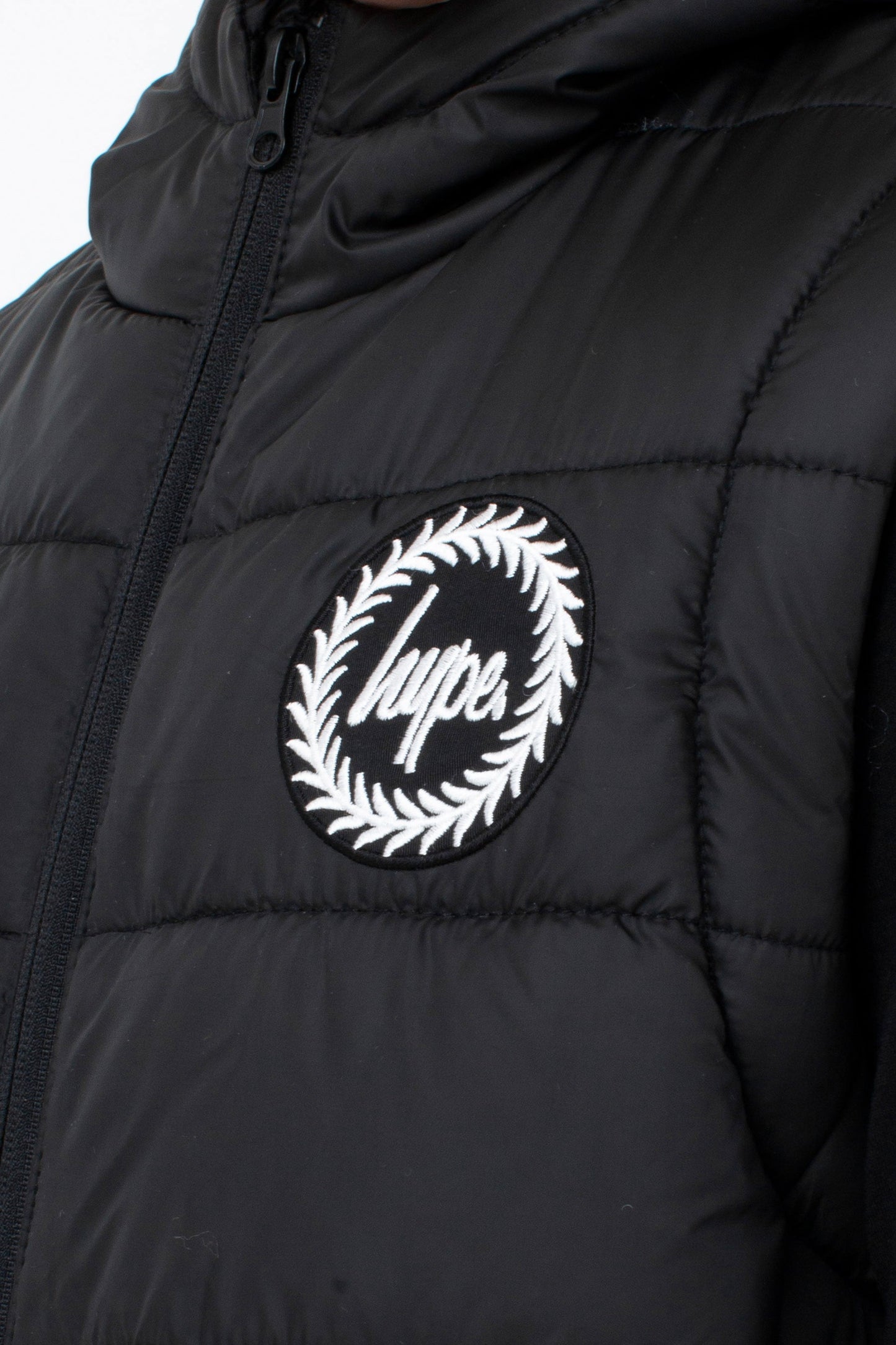 HYPE KIDS BLACK PADDED PUFFER GILET