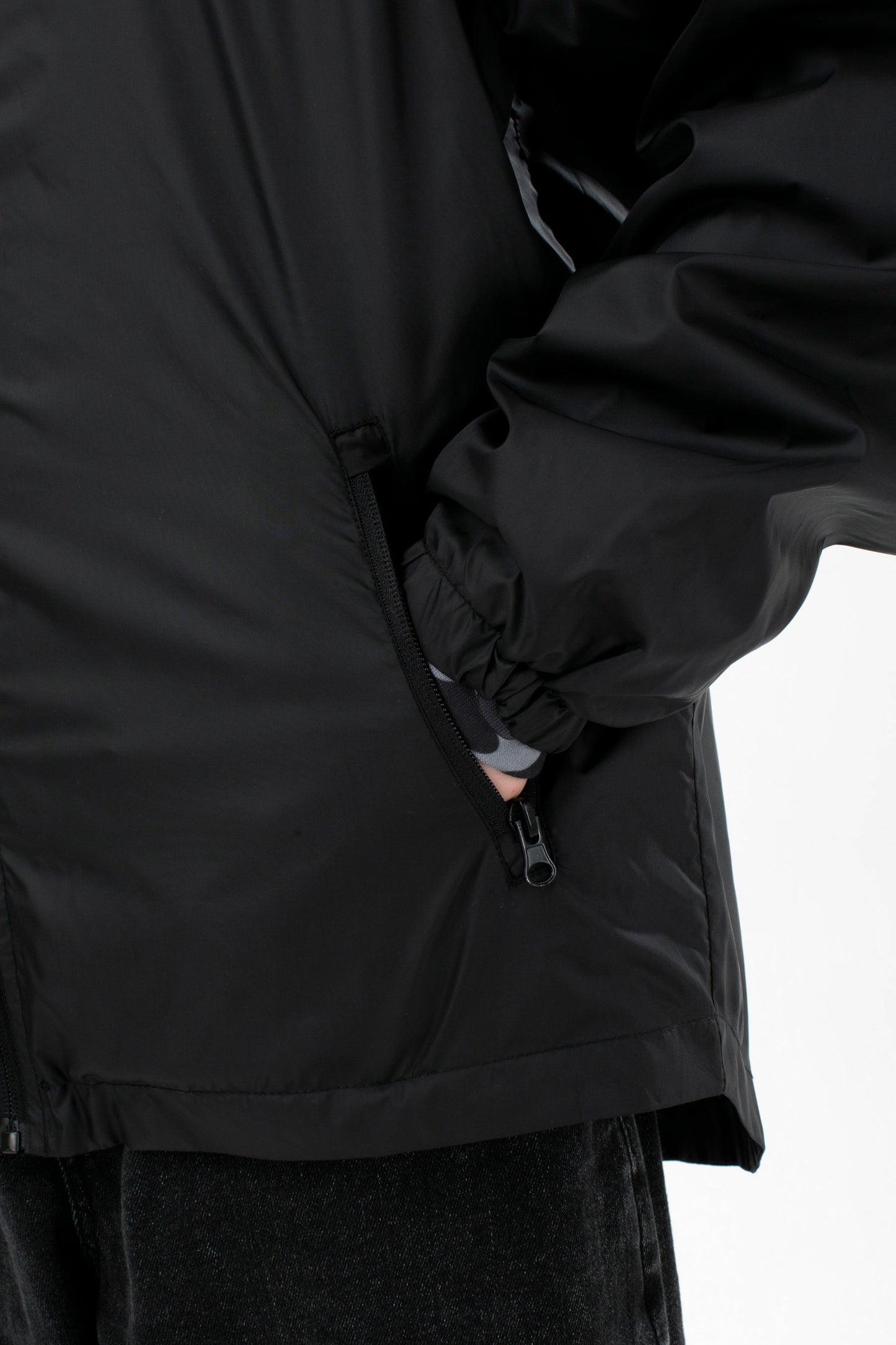 HYPE KIDS BLACK RUNNER JACKET