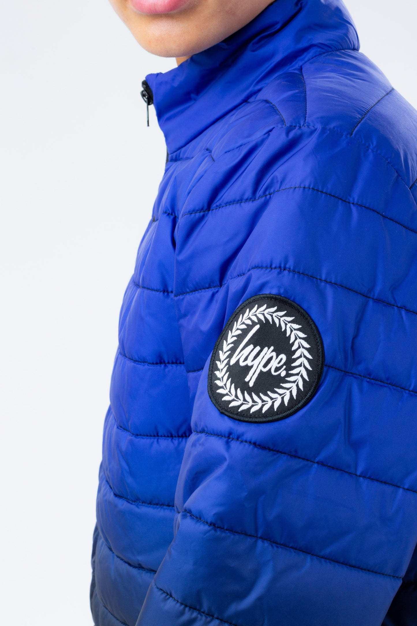 HYPE BLUE FADE BOYS PUFFER JACKET