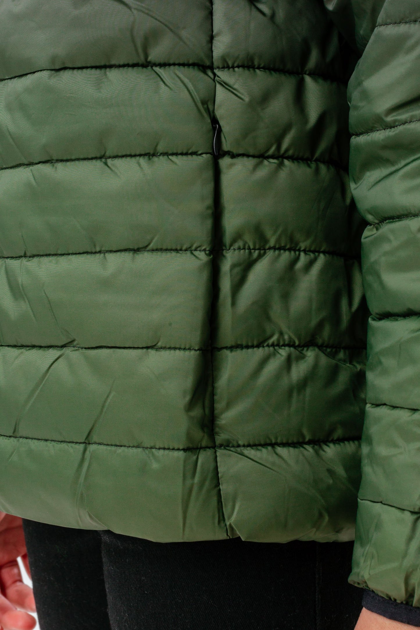 HYPE KHAKI FADE BOYS PUFFER JACKET