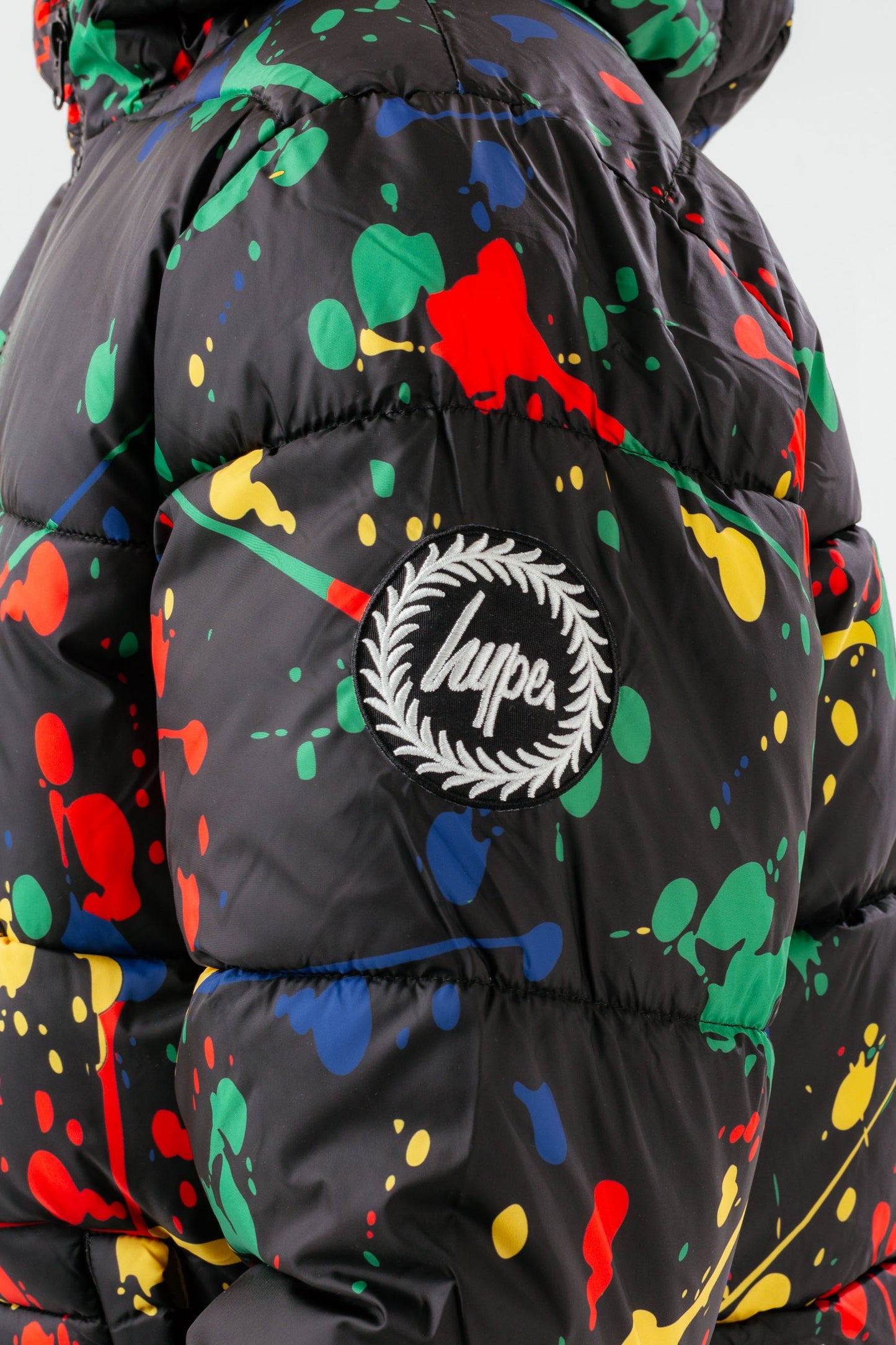 HYPE MULTI SPLAT BOYS PUFFER JACKET