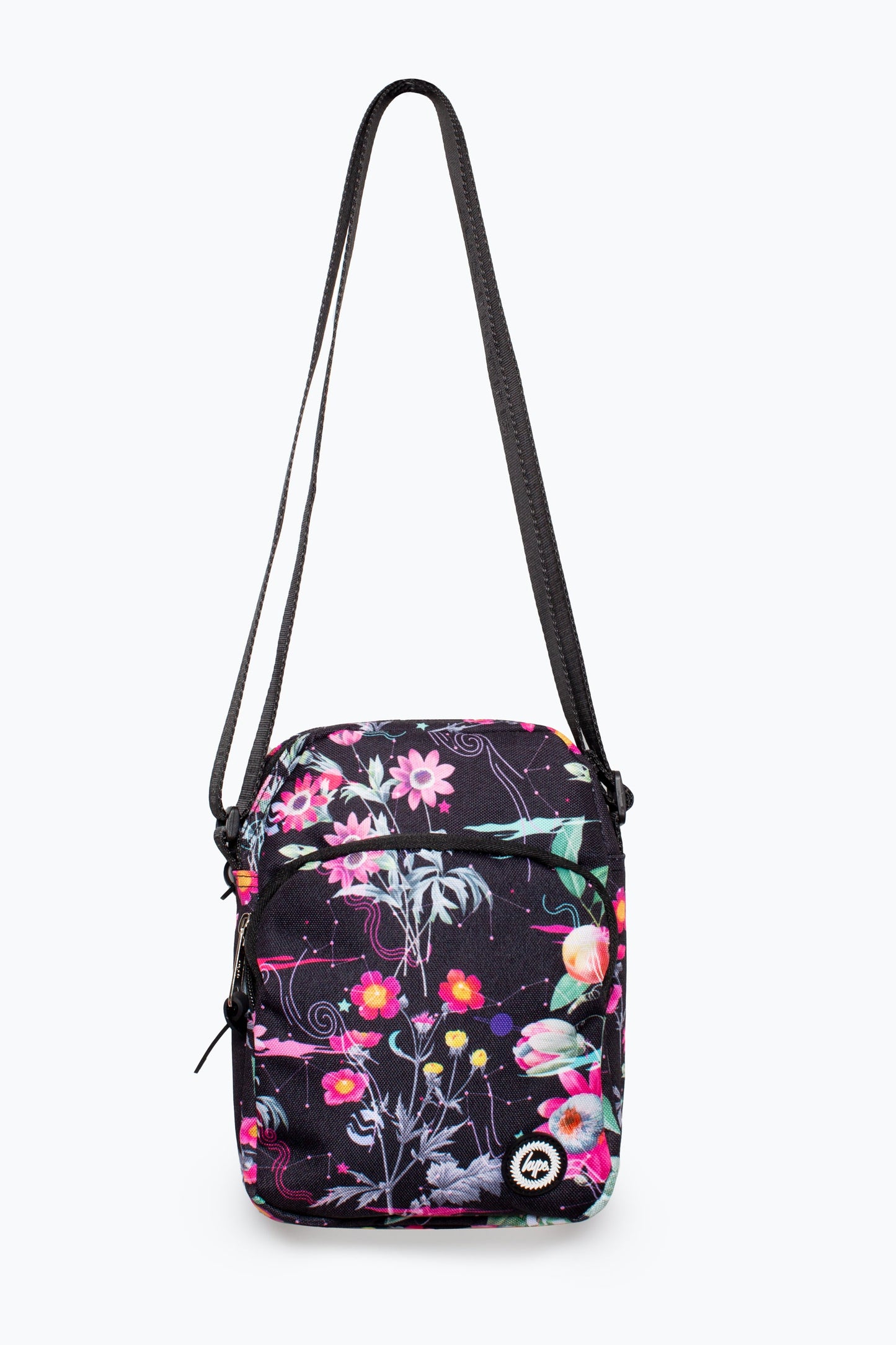 HYPE DARK FLORAL ROADMAN BAG