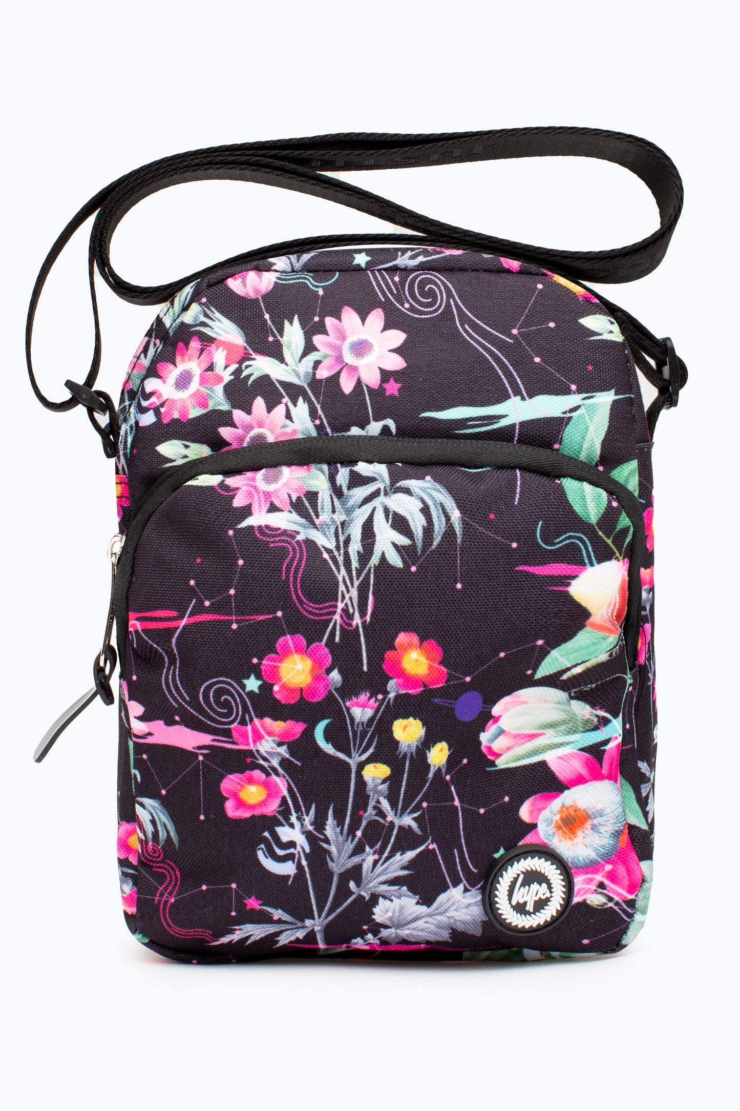 HYPE DARK FLORAL ROADMAN BAG