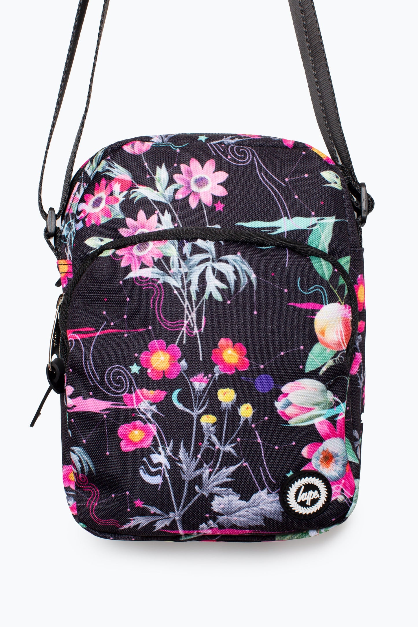 HYPE DARK FLORAL ROADMAN BAG