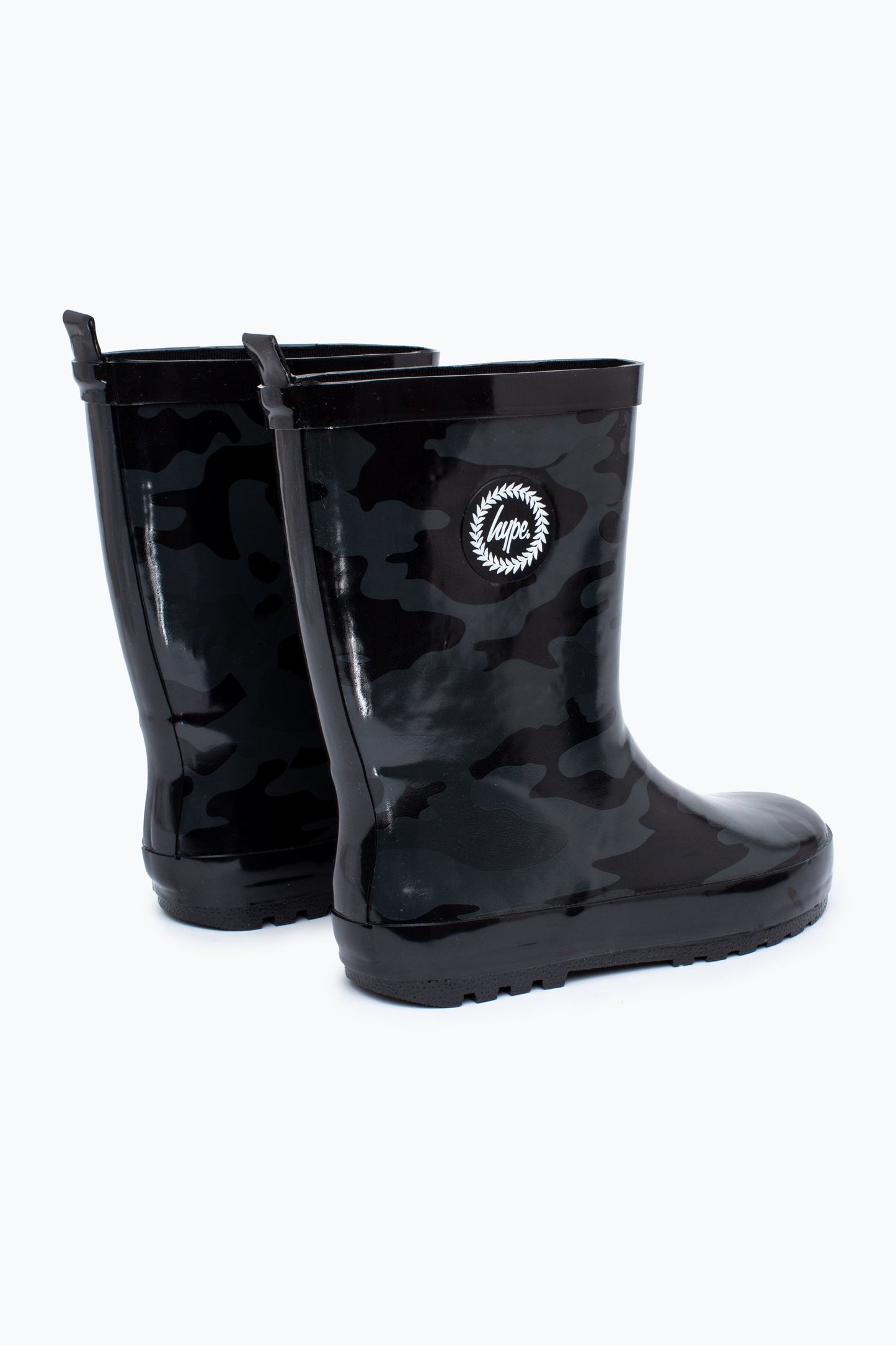 HYPE BOYS BLACK CAMO WELLIES