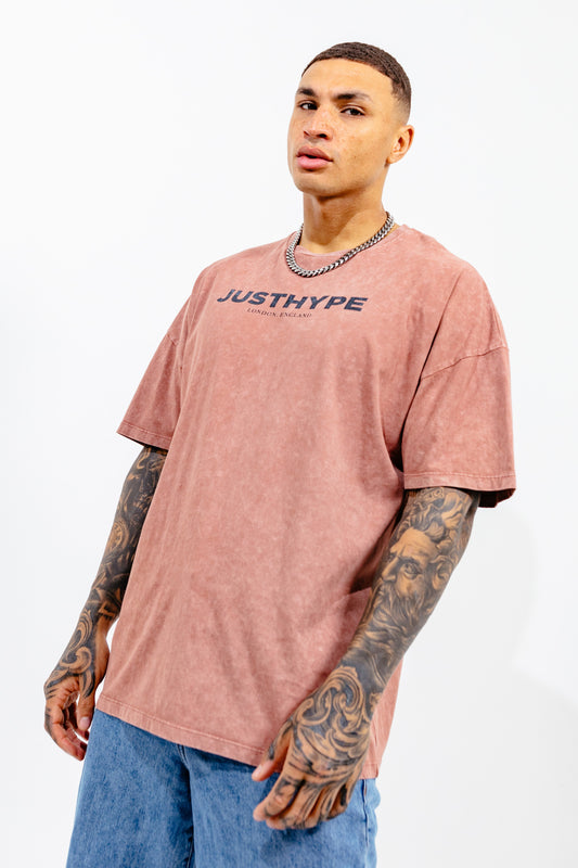 HYPE BRICK VINTAGE MEN'S OVERSIZED T-SHIRT