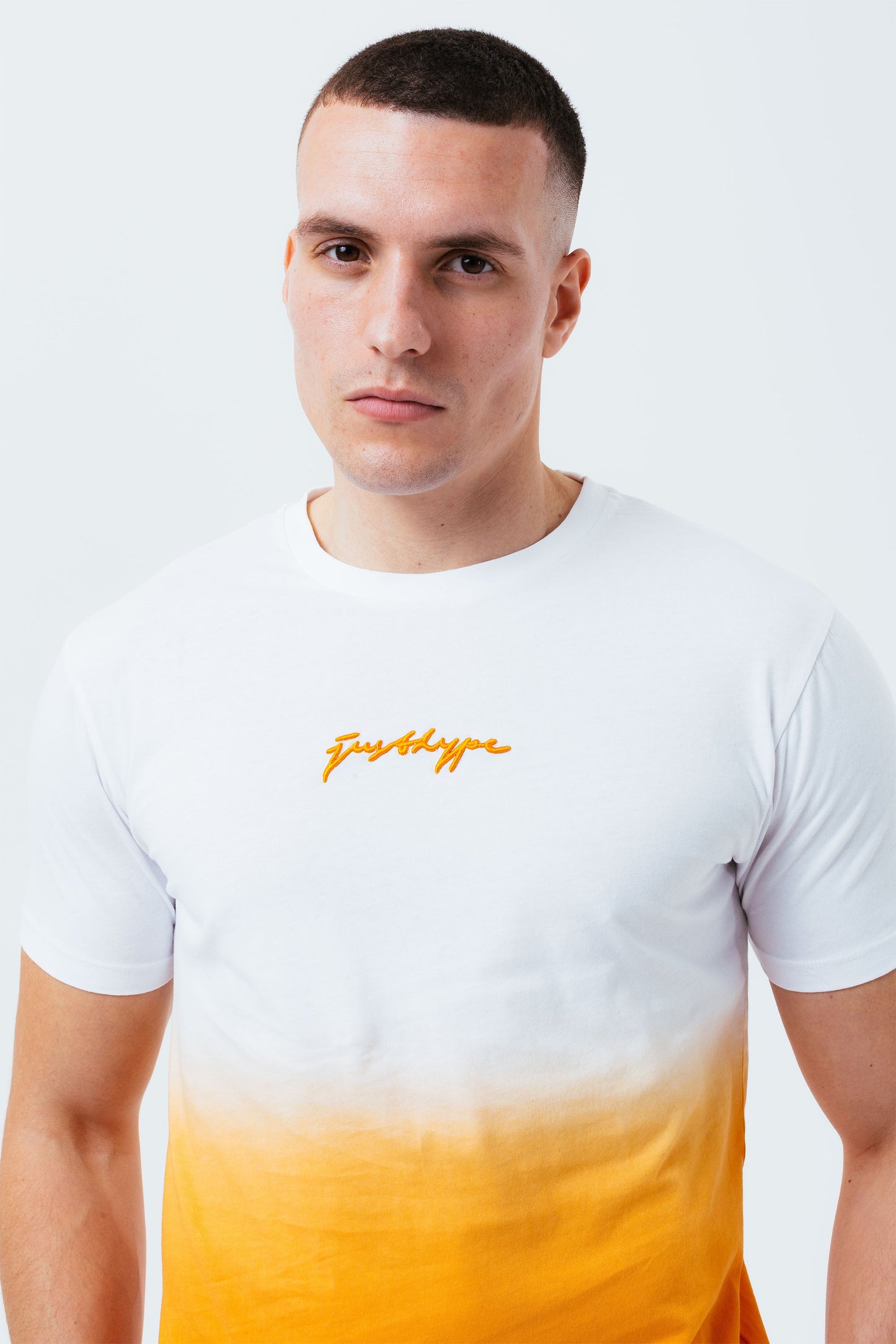 HYPE ORANGE DIP DYE MEN'S T-SHIRT