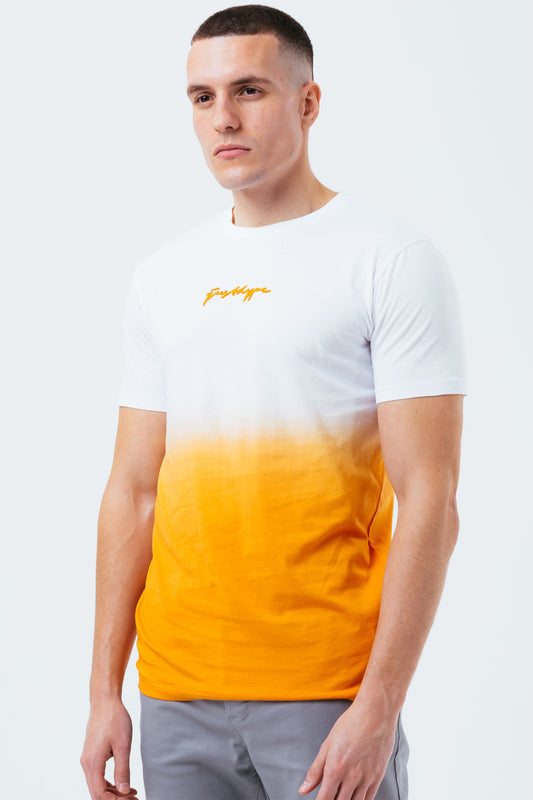 HYPE ORANGE DIP DYE MEN'S T-SHIRT