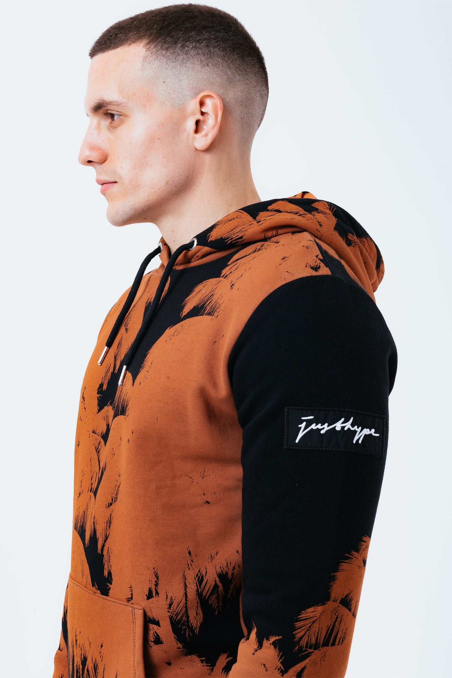 HYPE BRONZE PALM MEN'S PULLOVER HOODIE