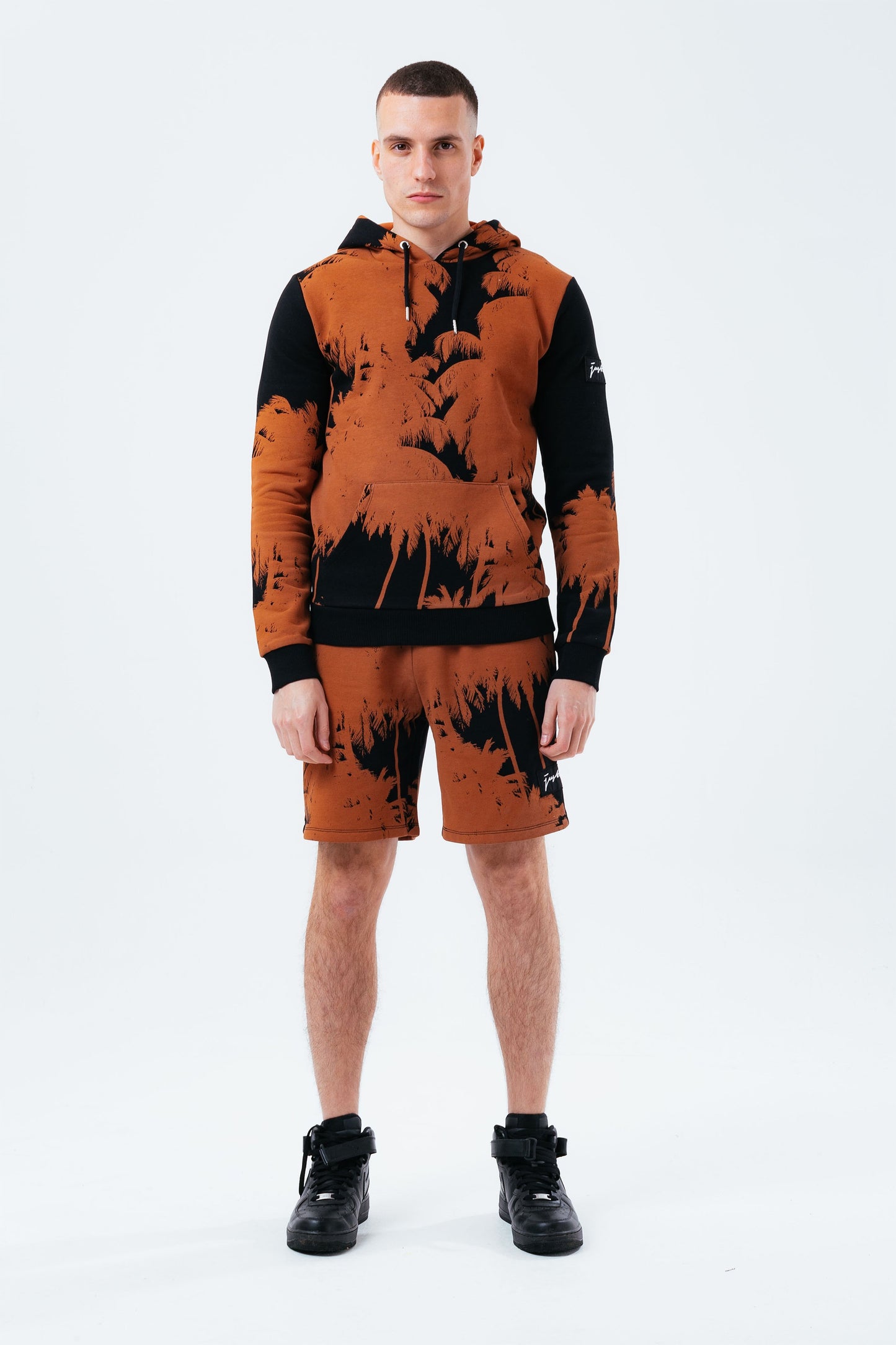 HYPE BRONZE PALM MEN'S PULLOVER HOODIE