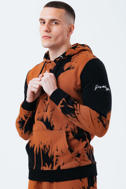 HYPE BRONZE PALM MEN'S PULLOVER HOODIE