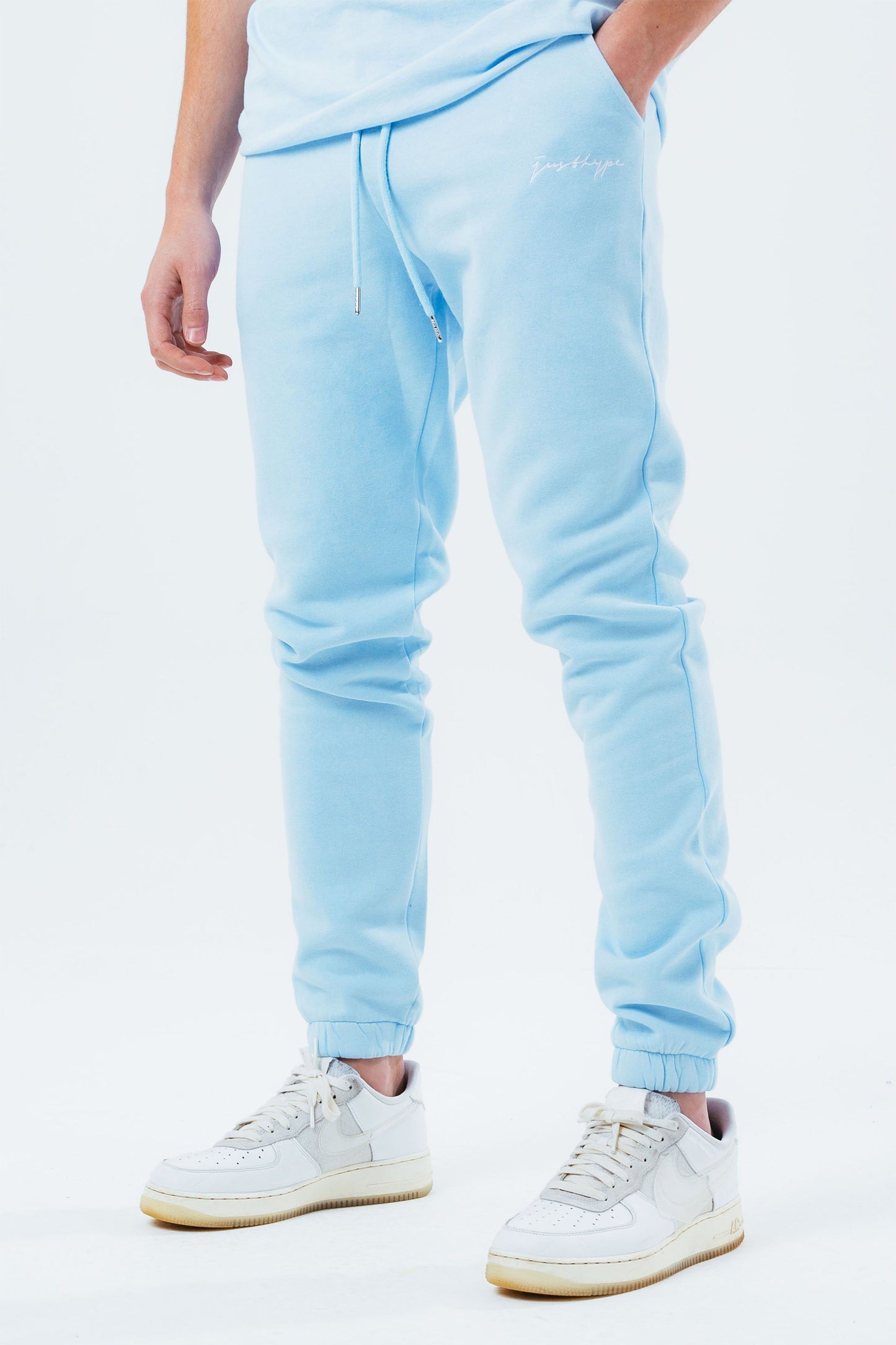 HYPE BLUE VINTAGE MEN'S BAGGY FIT JOGGERS