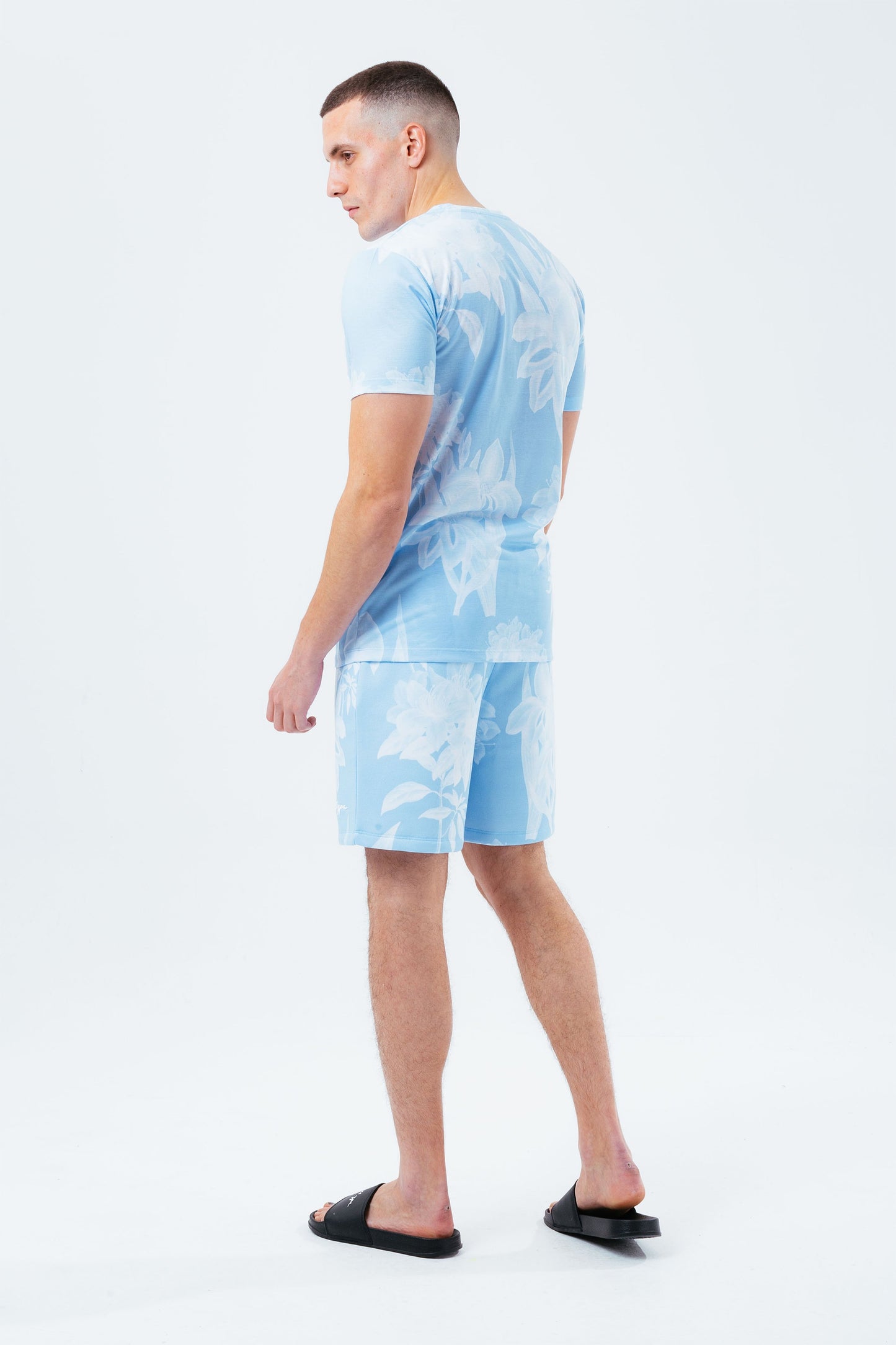 HYPE BLUE PALM MEN'S SHORTS