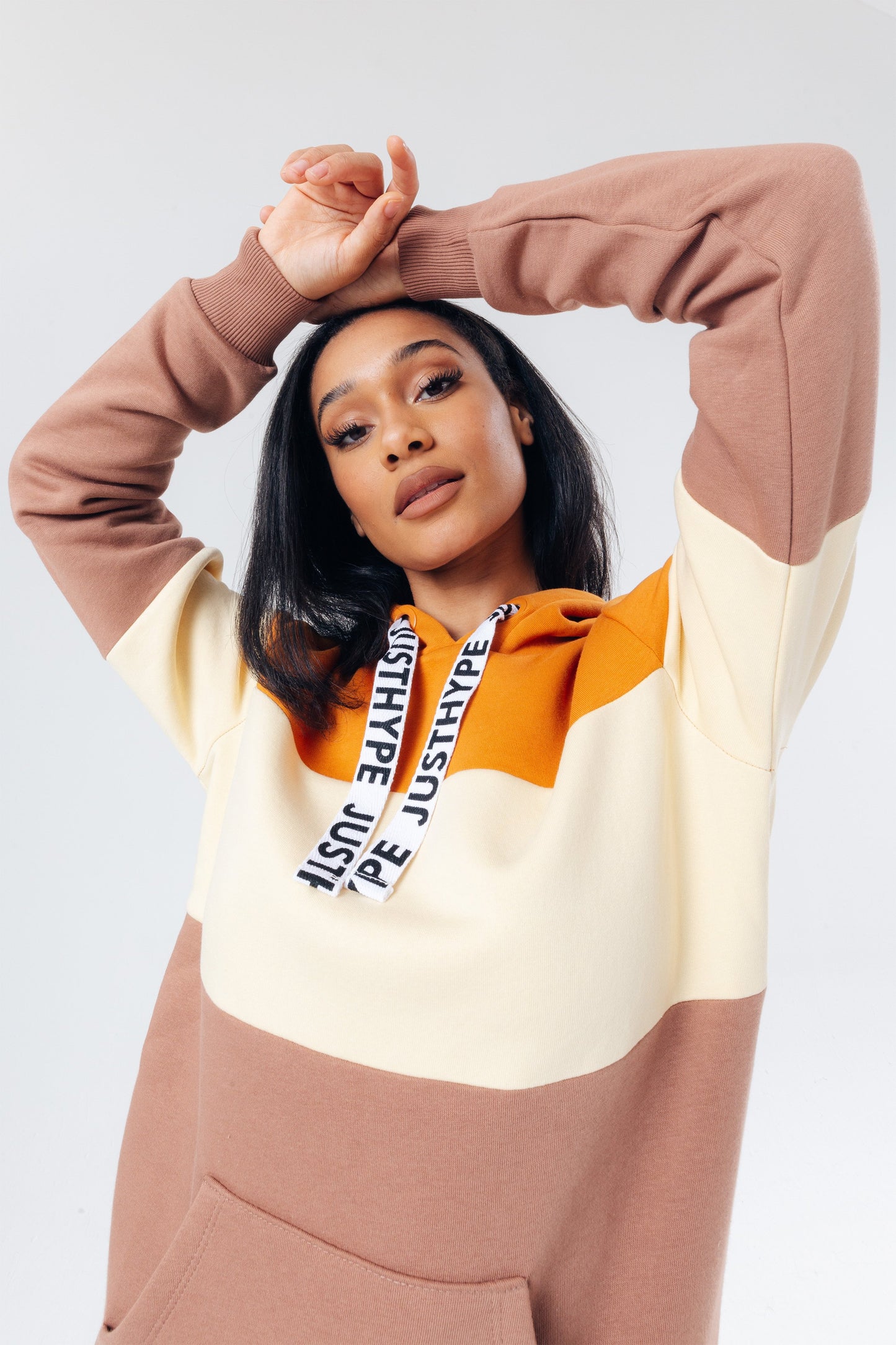 HYPE PANEL WOMEN'S PULLOVER HOODIE