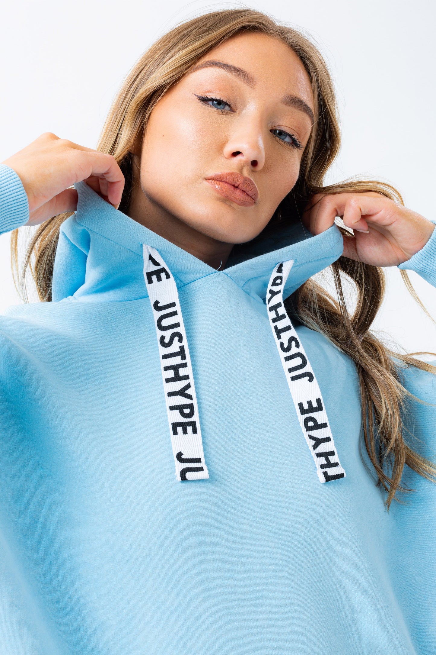 HYPE BLUE VINTAGE WOMEN'S DROP SHOULDER HOODIE