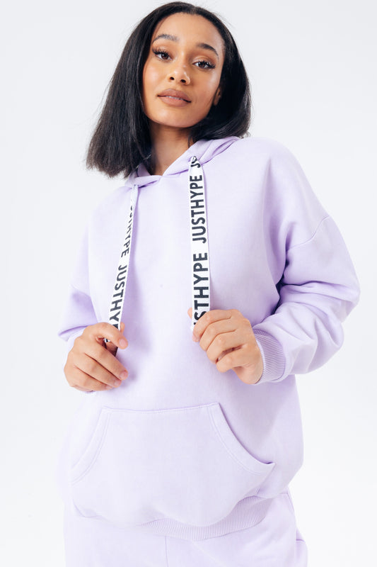 HYPE LILAC VINTAGE WOMEN'S DROP SHOULDER HOODIE