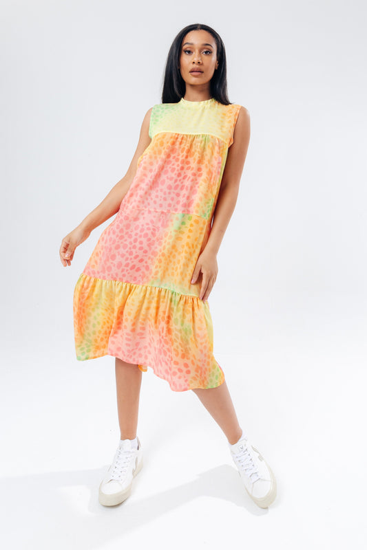 HYPE RAINBOW DALMATIAN WOMEN'S HOBORN DRESS