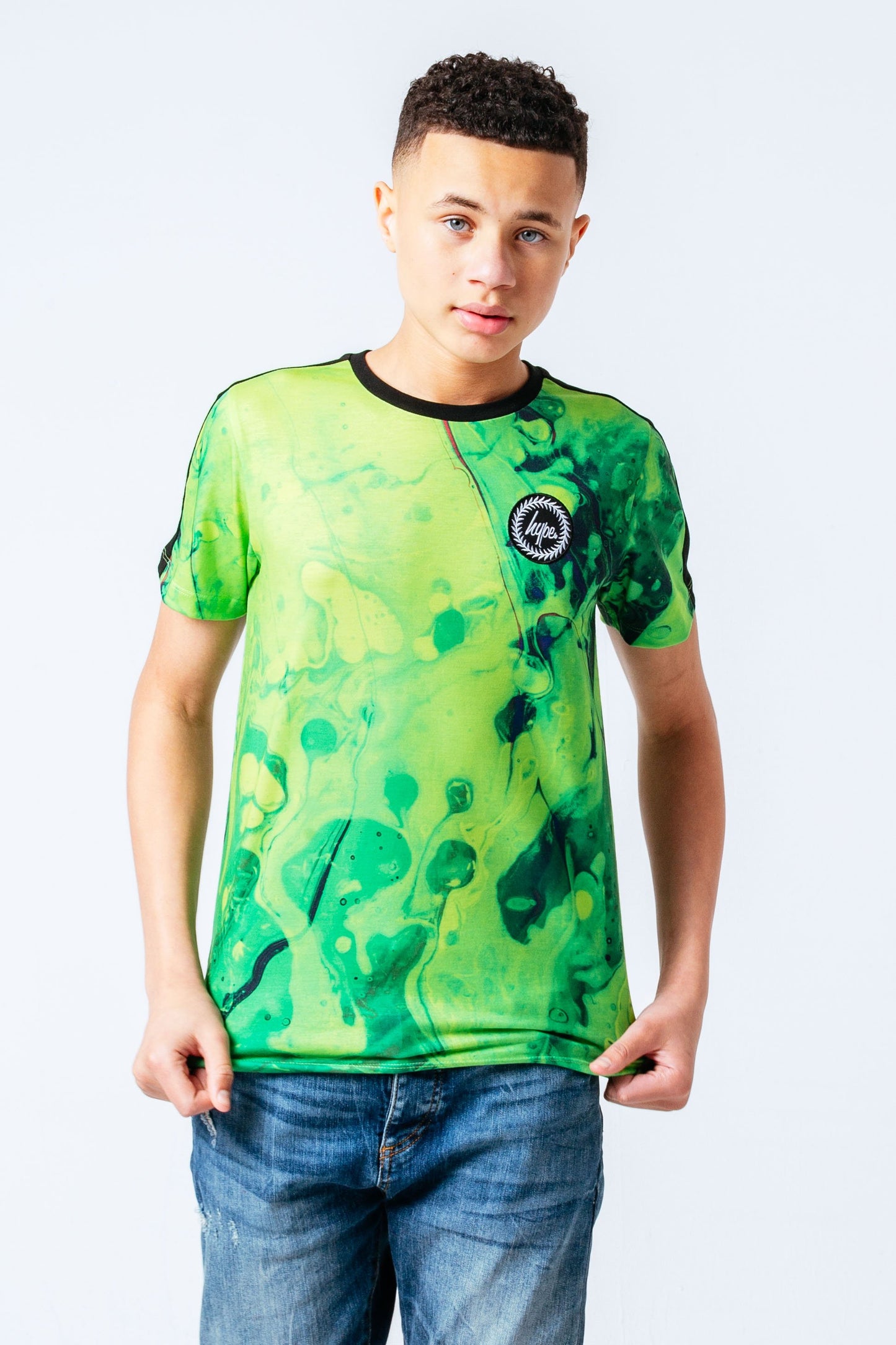 NEON MARBLE T-SHIRT FOR KIDS