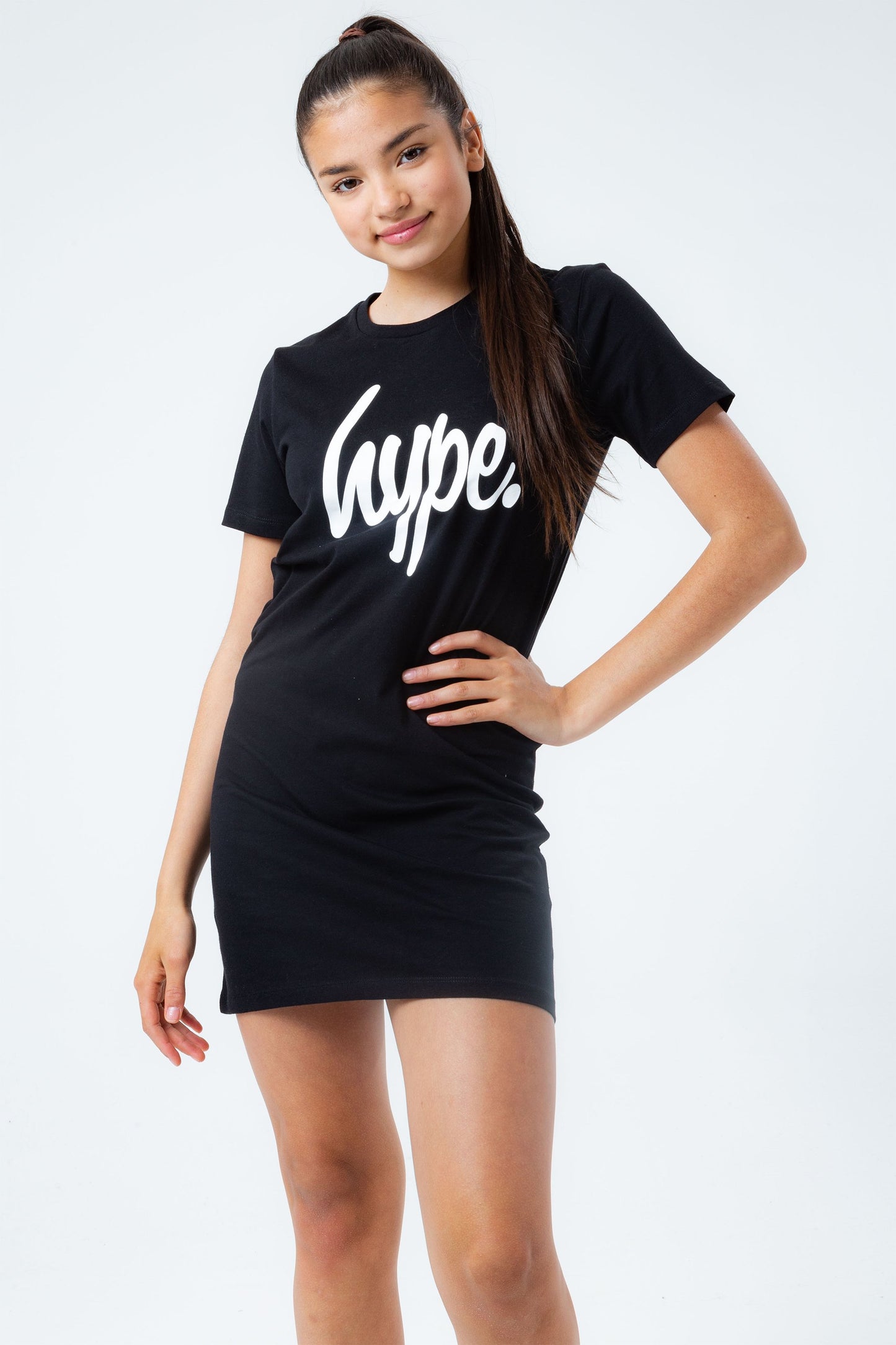 HYPE BLACK GIRLS T-SHIRT DRESS