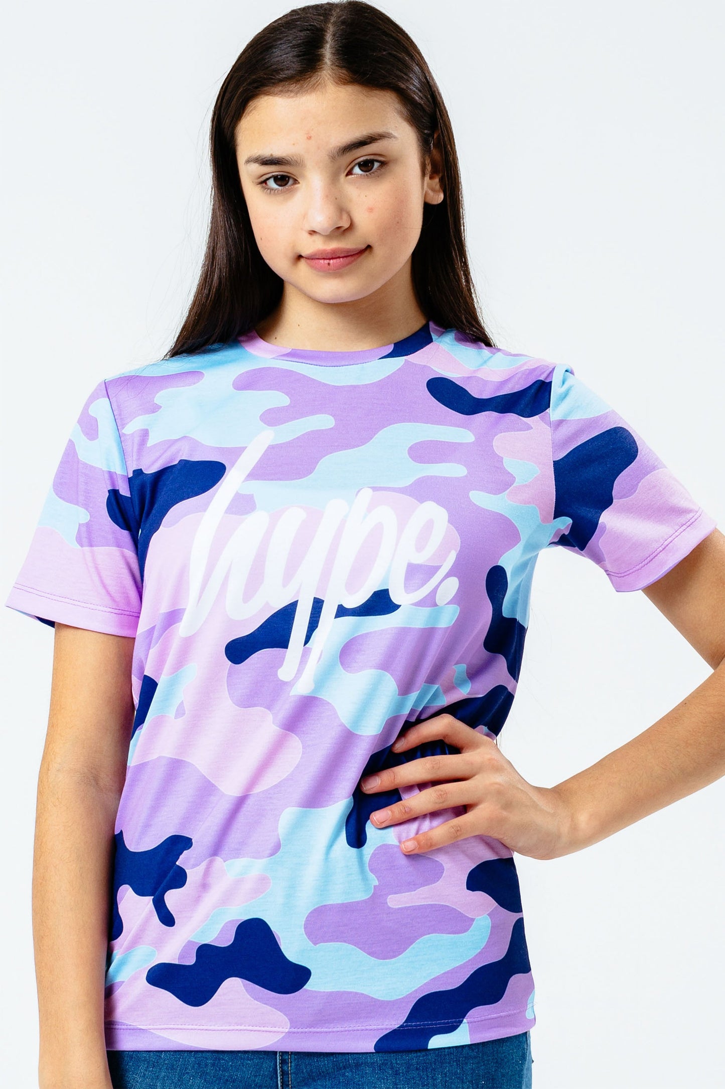 HYPE EVIE CAMO KIDS T-SHIRT