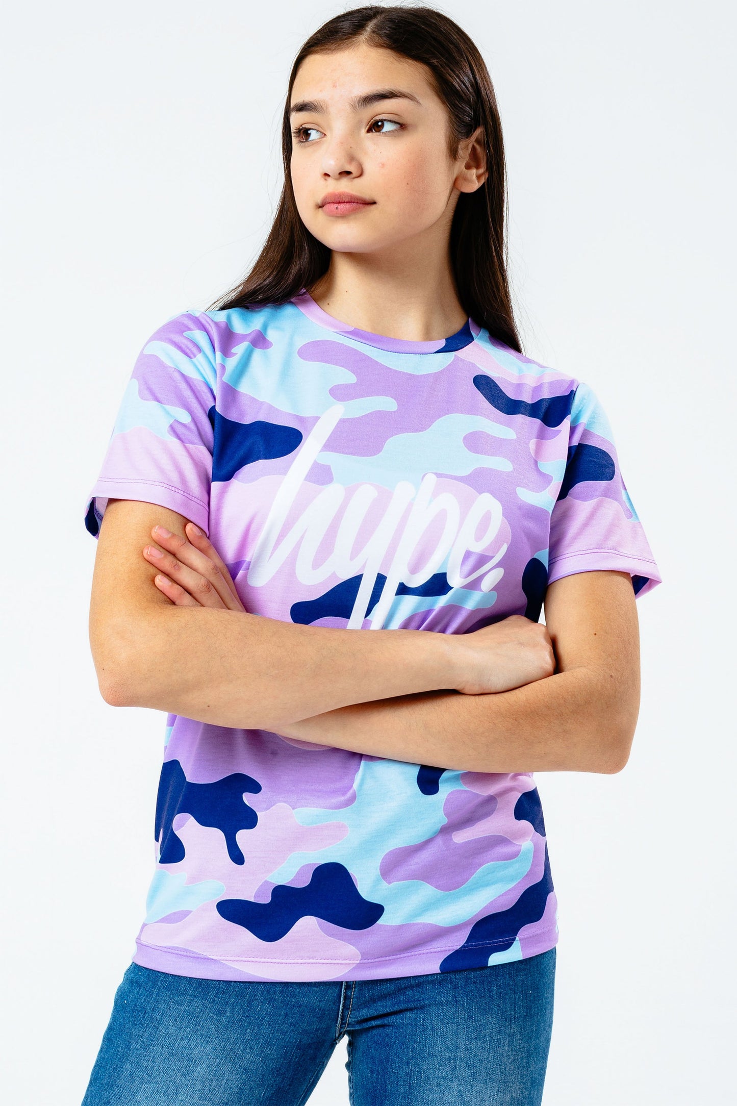 HYPE EVIE CAMO KIDS T-SHIRT