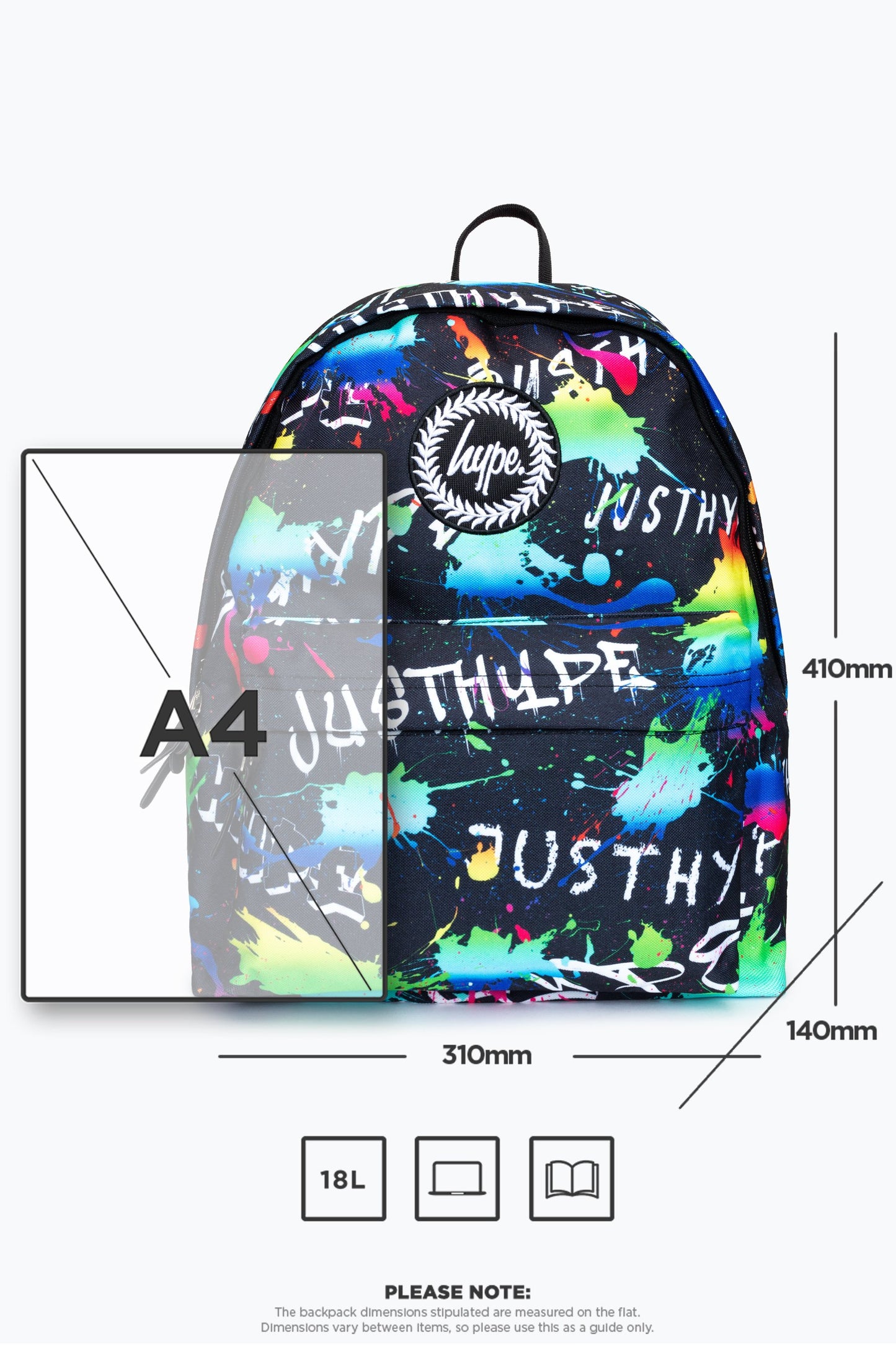Hype Paint Splat Graffiti Backpack