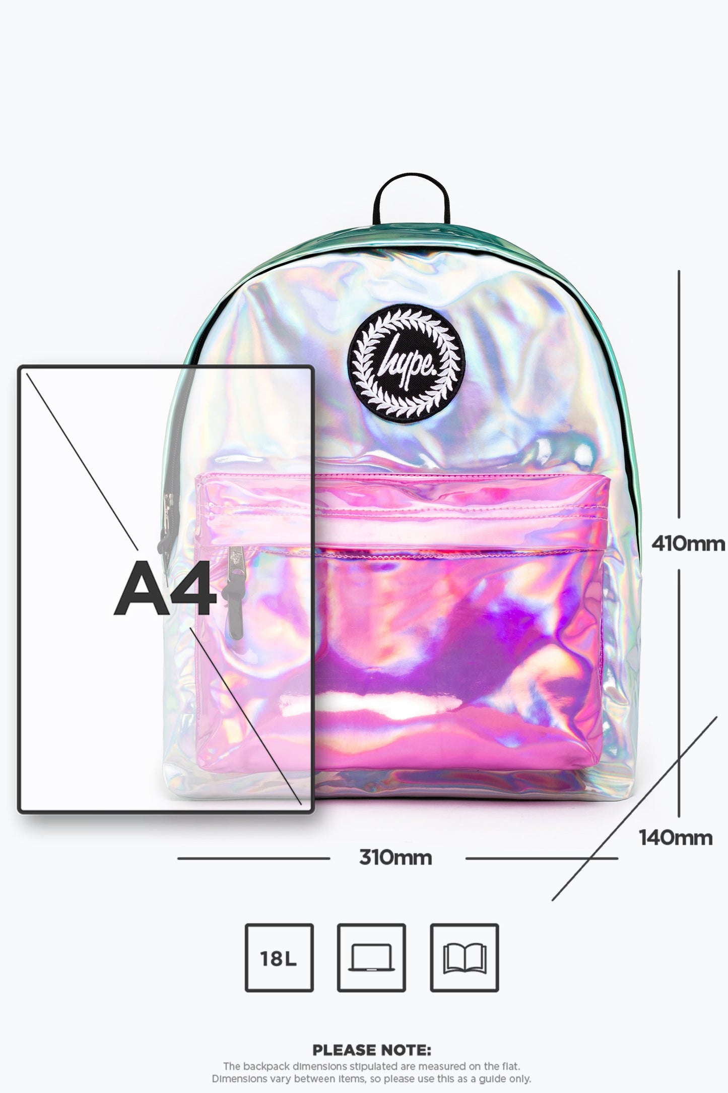 HYPE MULTI HOLOGRAPHIC BACKPACK