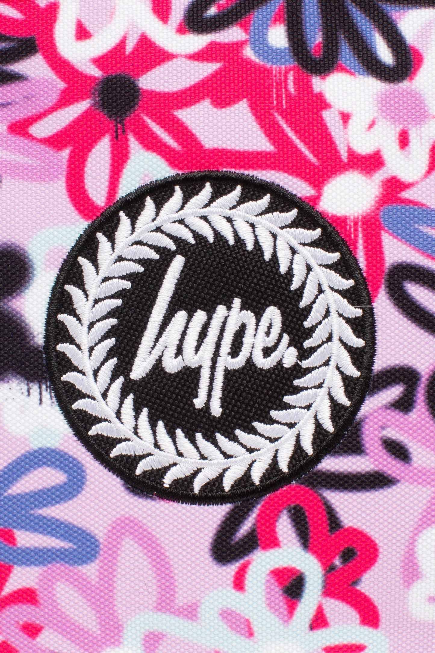 HYPE PURPLE GRAFFITI FLOWERS LUNCH BOX