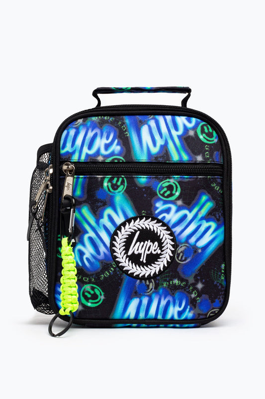 HYPE BLUE ELECTRIC SMILE SCRIPT LUNCH BOX