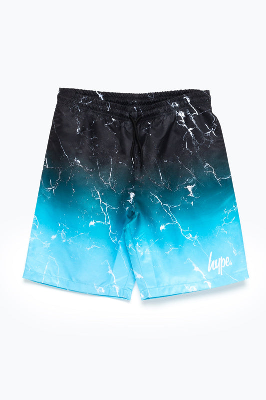 HYPE BOYS MINT FADE MARBLE SWIM SHORTS