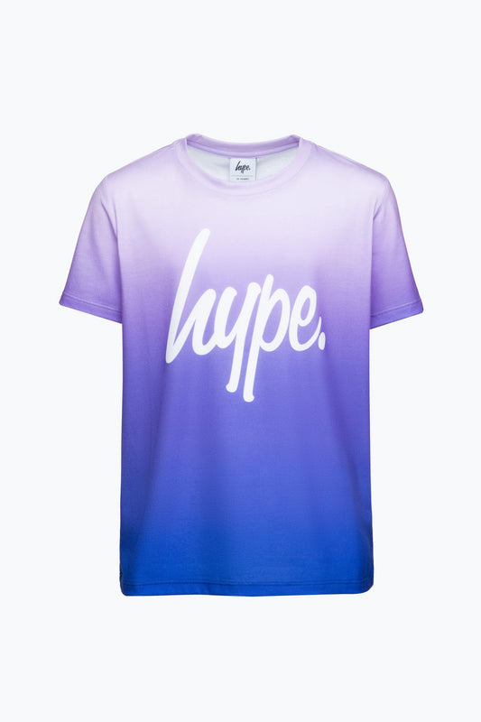 HYPE GIRLS PURPLE DIGITAL FADE T-SHIRT