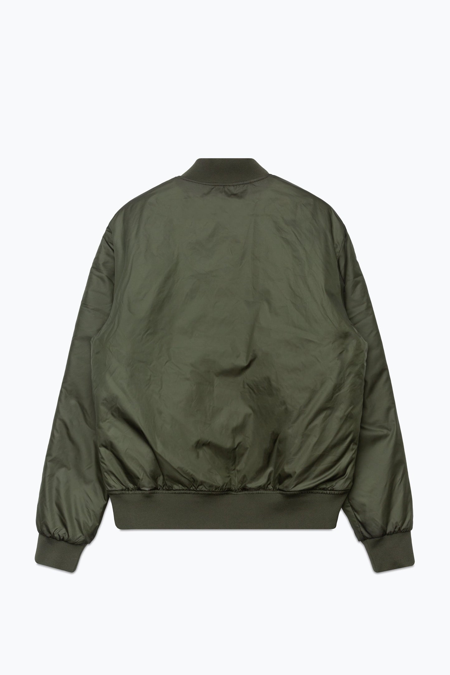 HYPE MENS GREEN SCRIBBLE BOMBER JACKET