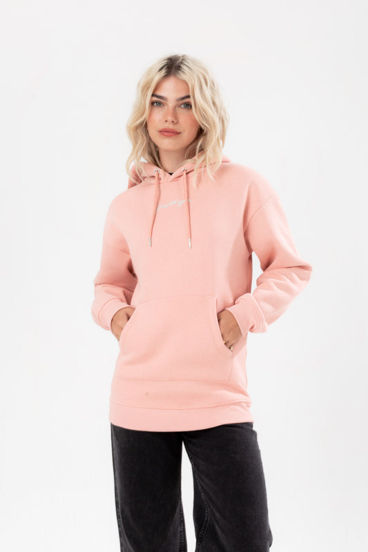 HYPE WOMENS BLUSH JUSTHYPE SCRIBBLE HOODIE