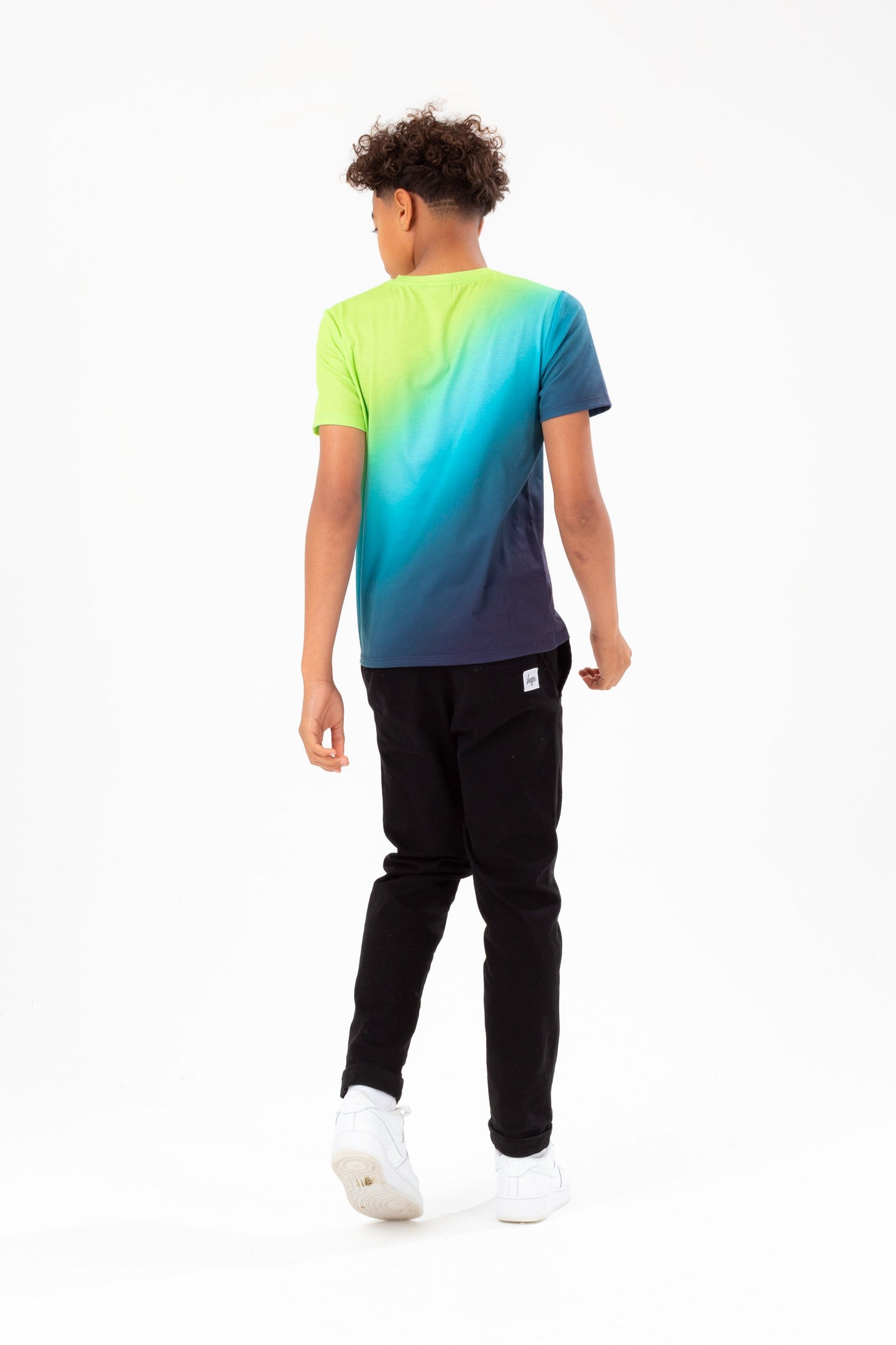 HYPE BOYS LIME FADE SCRIPT T-SHIRT