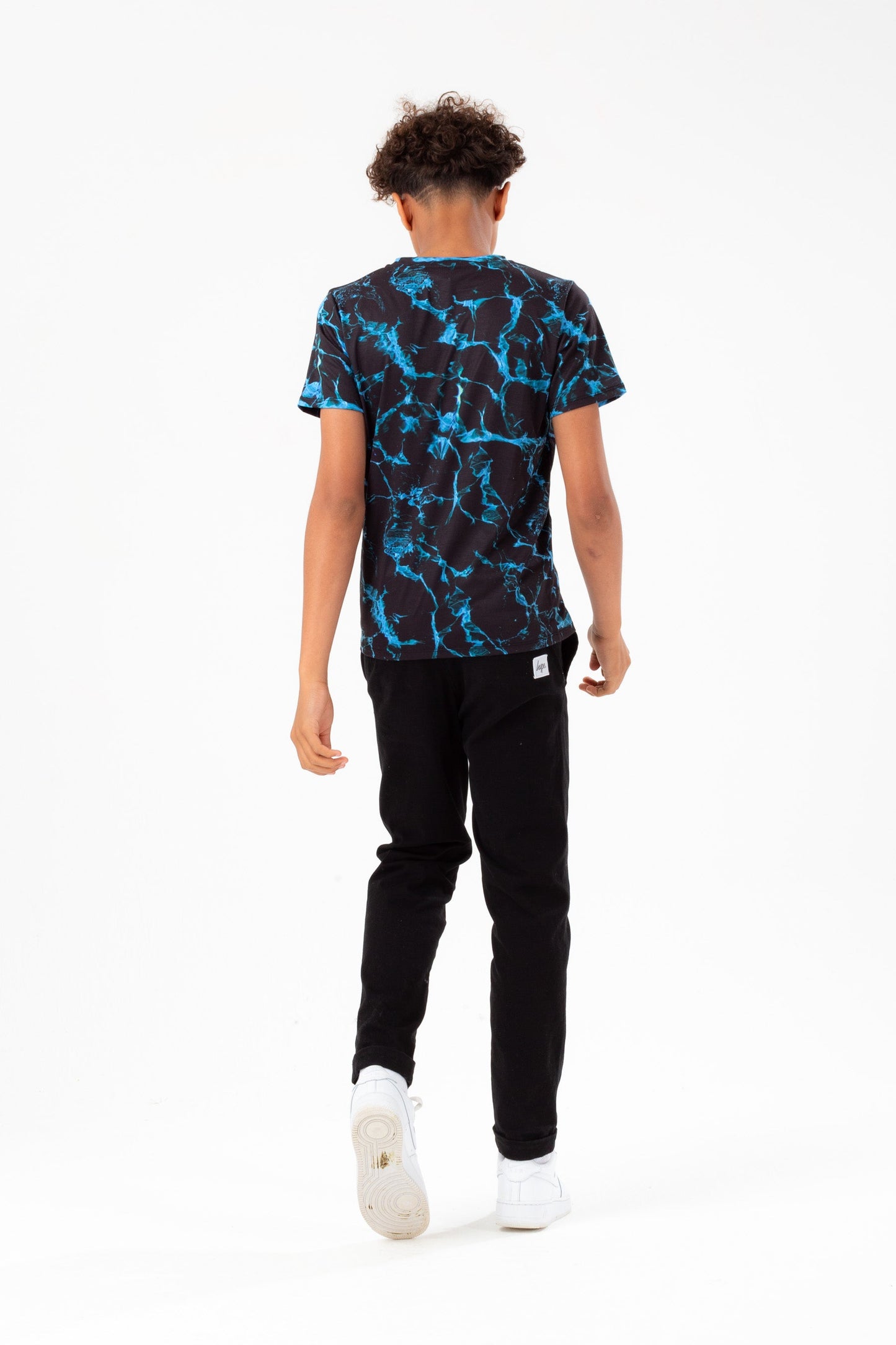 HYPE BOYS BLUE BLACK X-RAY POOL SCRIPT T-SHIRT