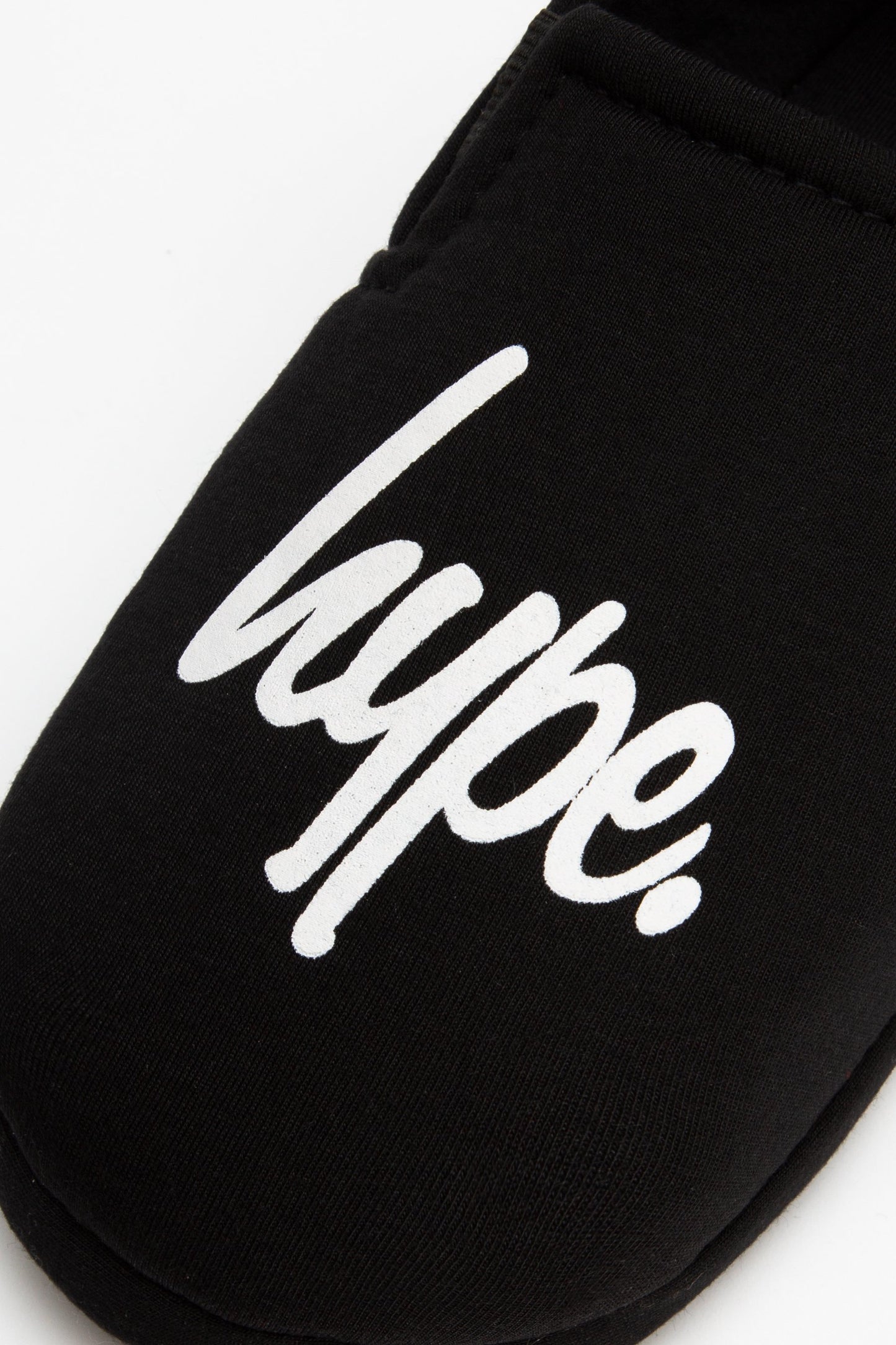 HYPE BLACK KIDS SLIP ON SLIPPERS