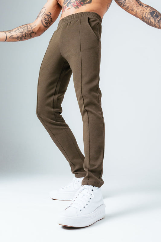 HYPE KHAKI PIQUE MEN'S JOGGERS