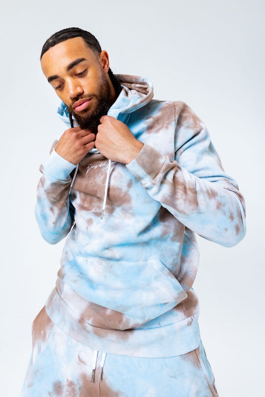 HYPE MARBLE DYE MEN'S PULLOVER HOODIE