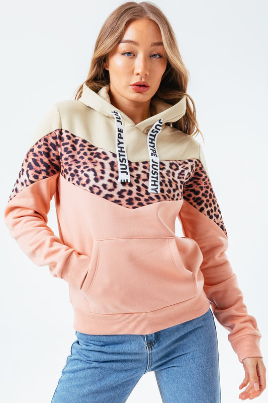 HYPE LEOPARD WOMEN'S PULLOVER HOODIE