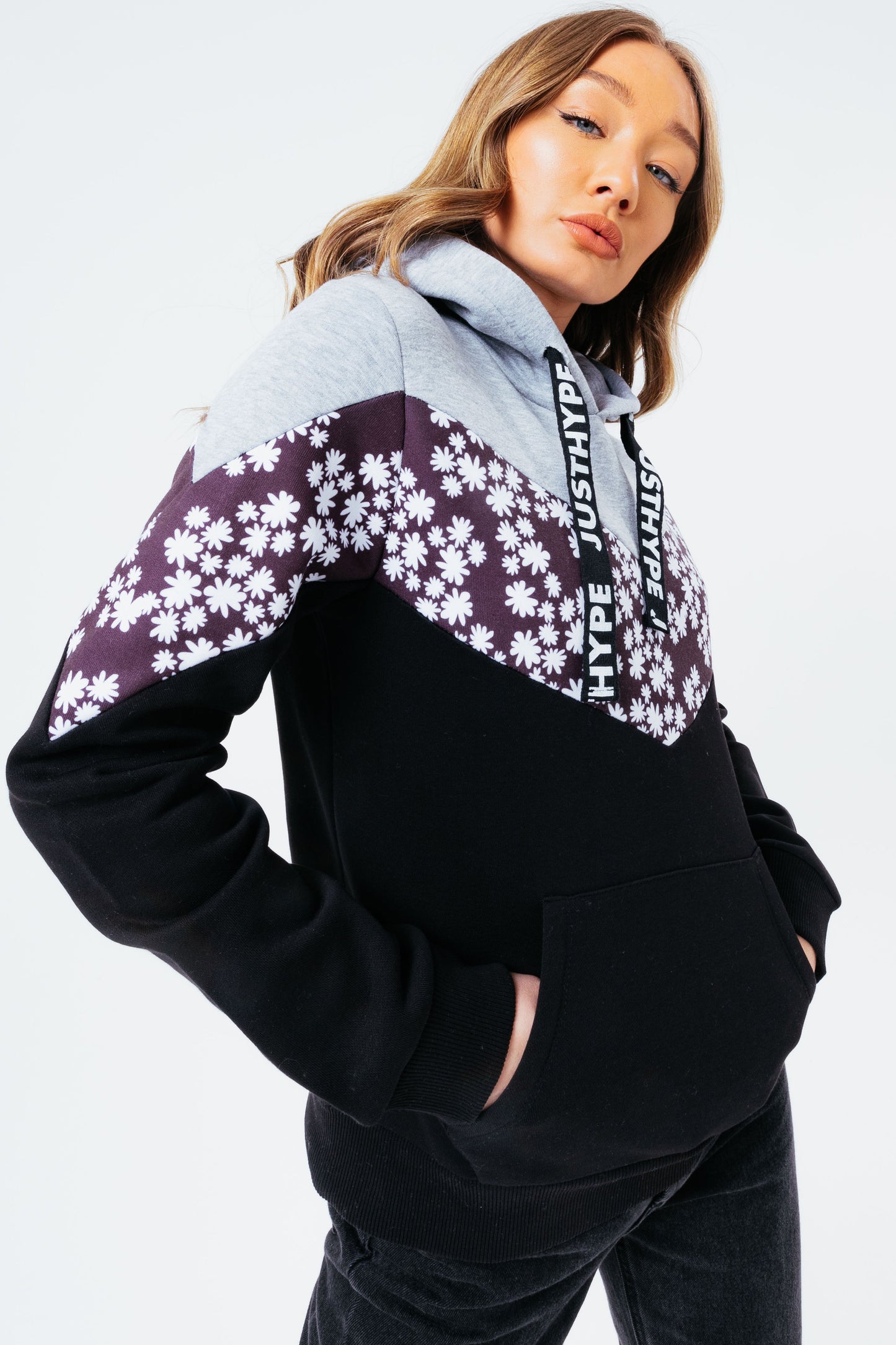 HYPE DITSY DAISY WOMEN'S PULLOVER HOODIE