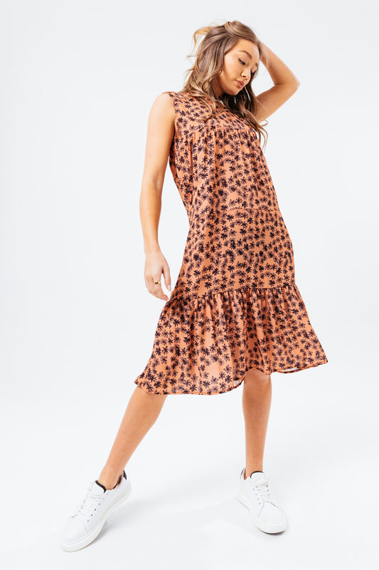 HYPE SCRATCH FLOWER WOMEN'S DRESS